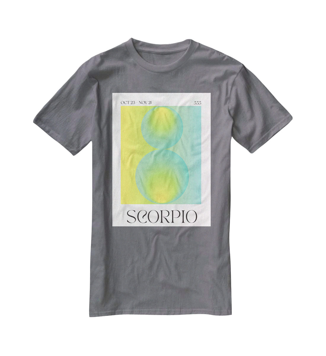 Scorpio Zodiac Essence Poster T-Shirt - Canvas Art Rocks - 3