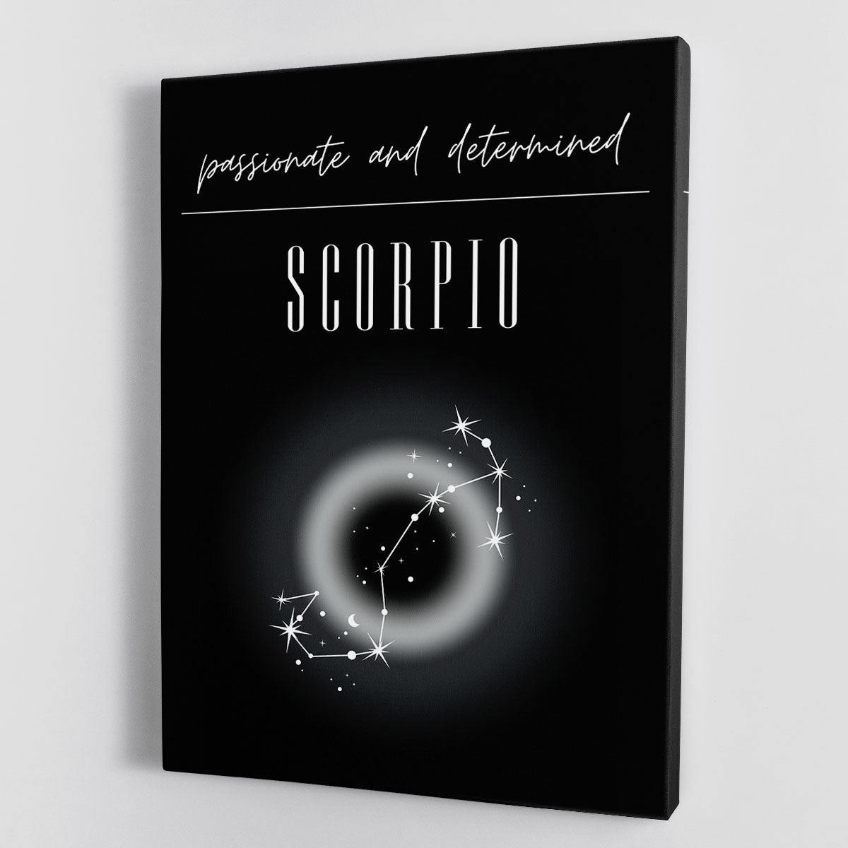 Scorpio Zodiac Vitality Poster Canvas Print or Poster - Canvas Art Rocks - 1
