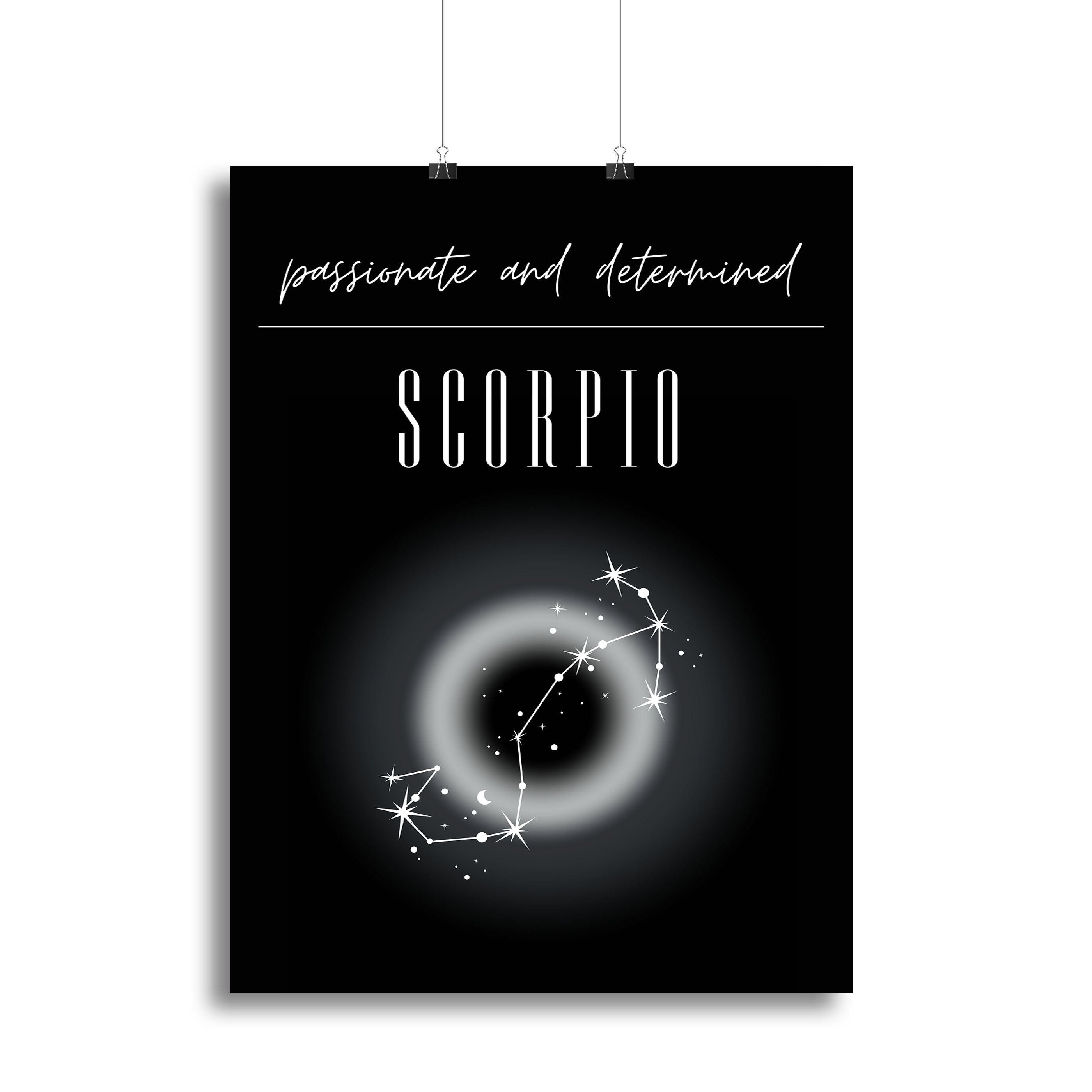 Scorpio Zodiac Vitality Poster Canvas Print or Poster - Canvas Art Rocks - 2