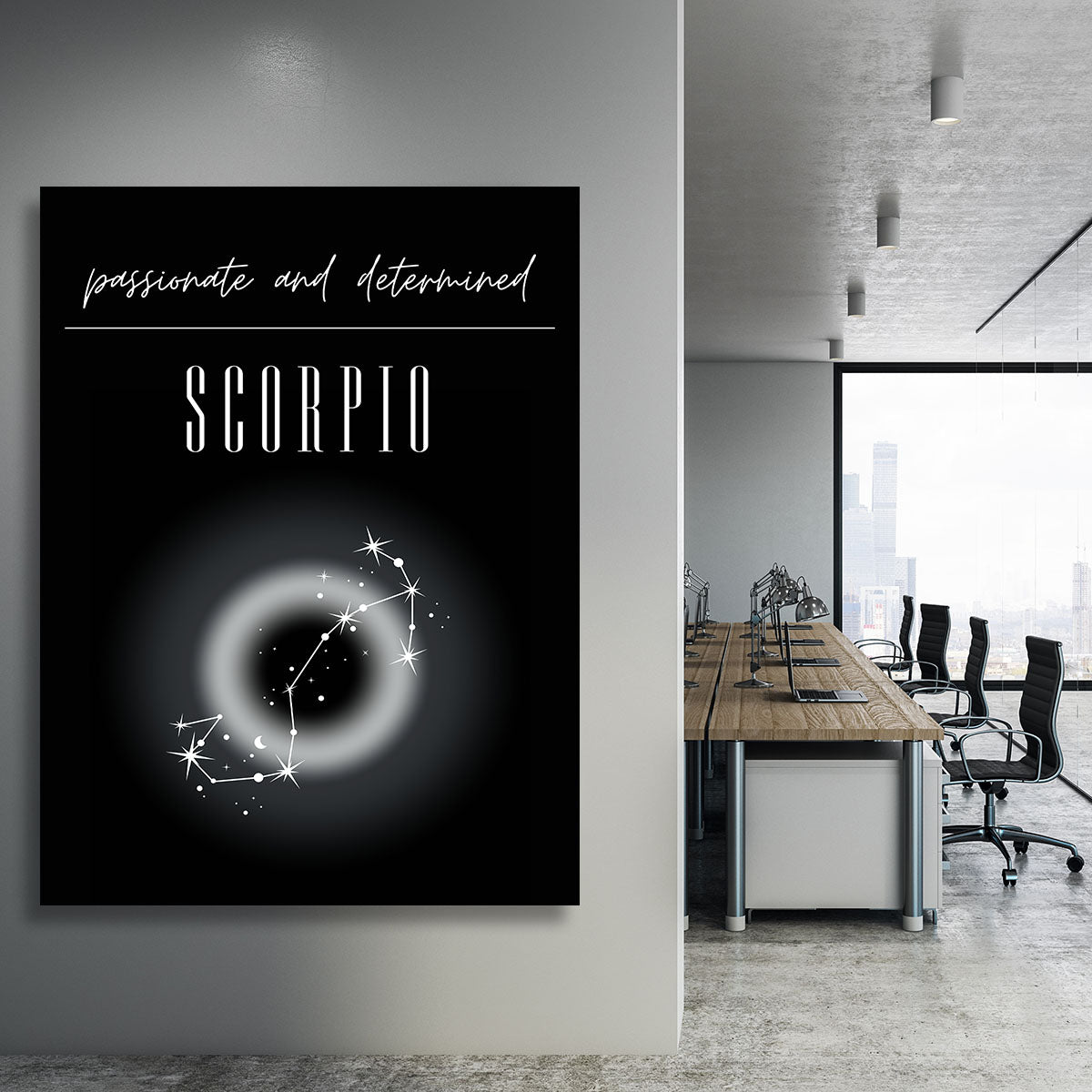 Scorpio Zodiac Vitality Poster Canvas Print or Poster - Canvas Art Rocks - 3