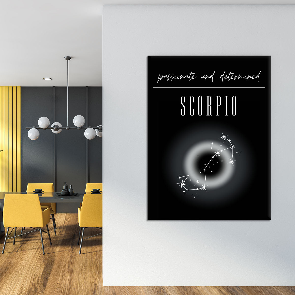 Scorpio Zodiac Vitality Poster Canvas Print or Poster - Canvas Art Rocks - 4