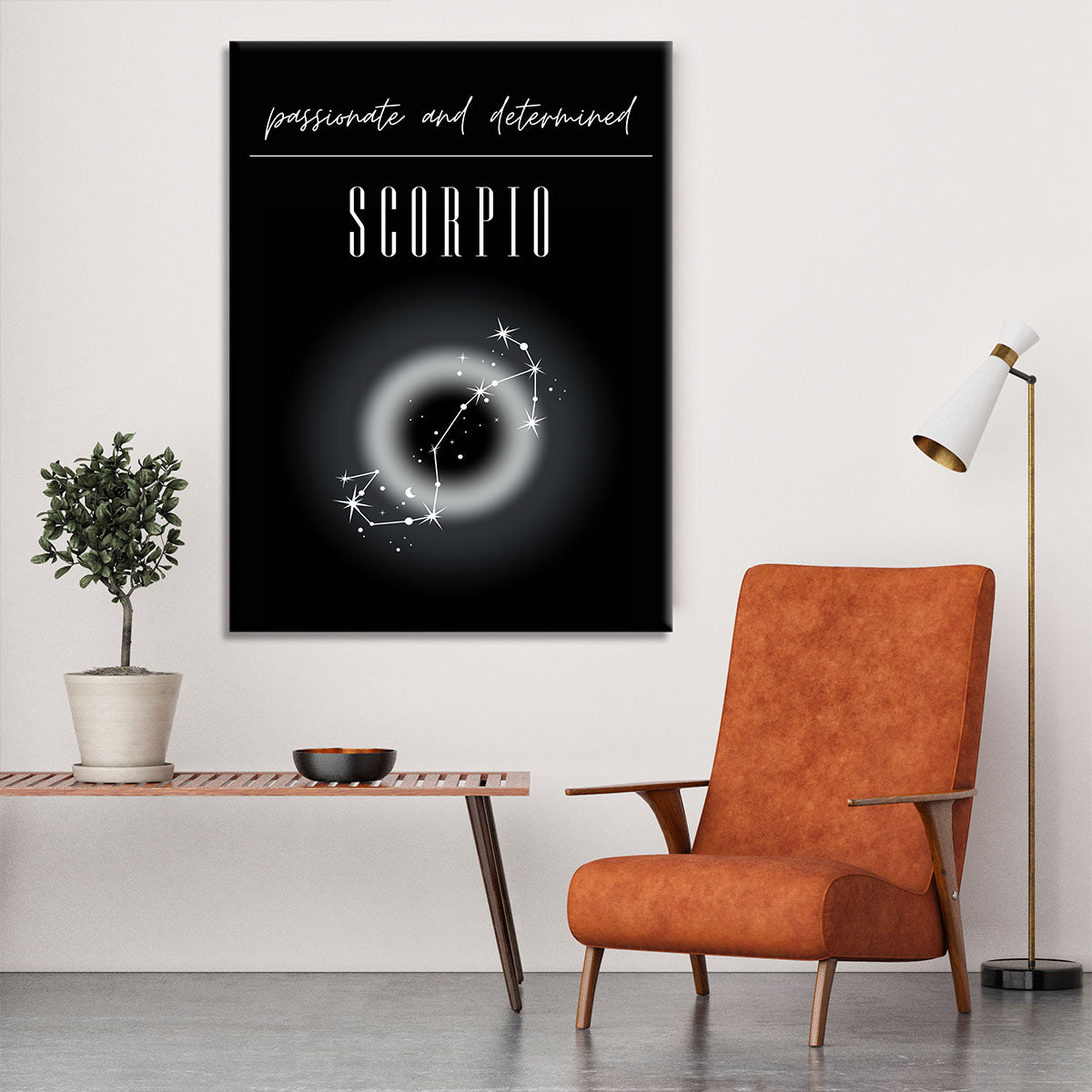 Scorpio Zodiac Vitality Poster Canvas Print or Poster - Canvas Art Rocks - 6