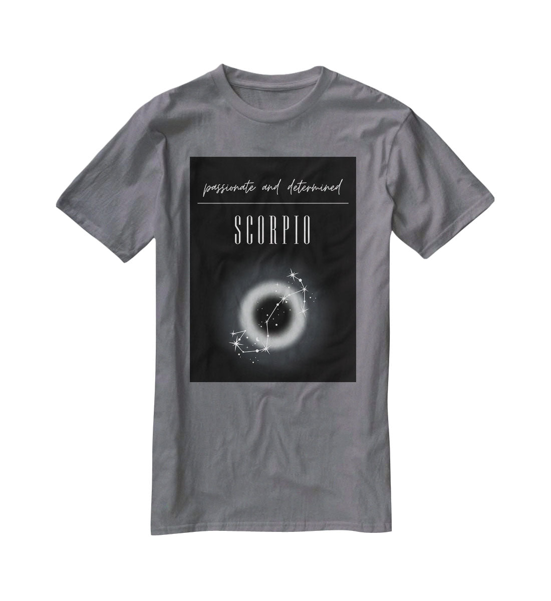 Scorpio Zodiac Vitality Poster T-Shirt - Canvas Art Rocks - 3