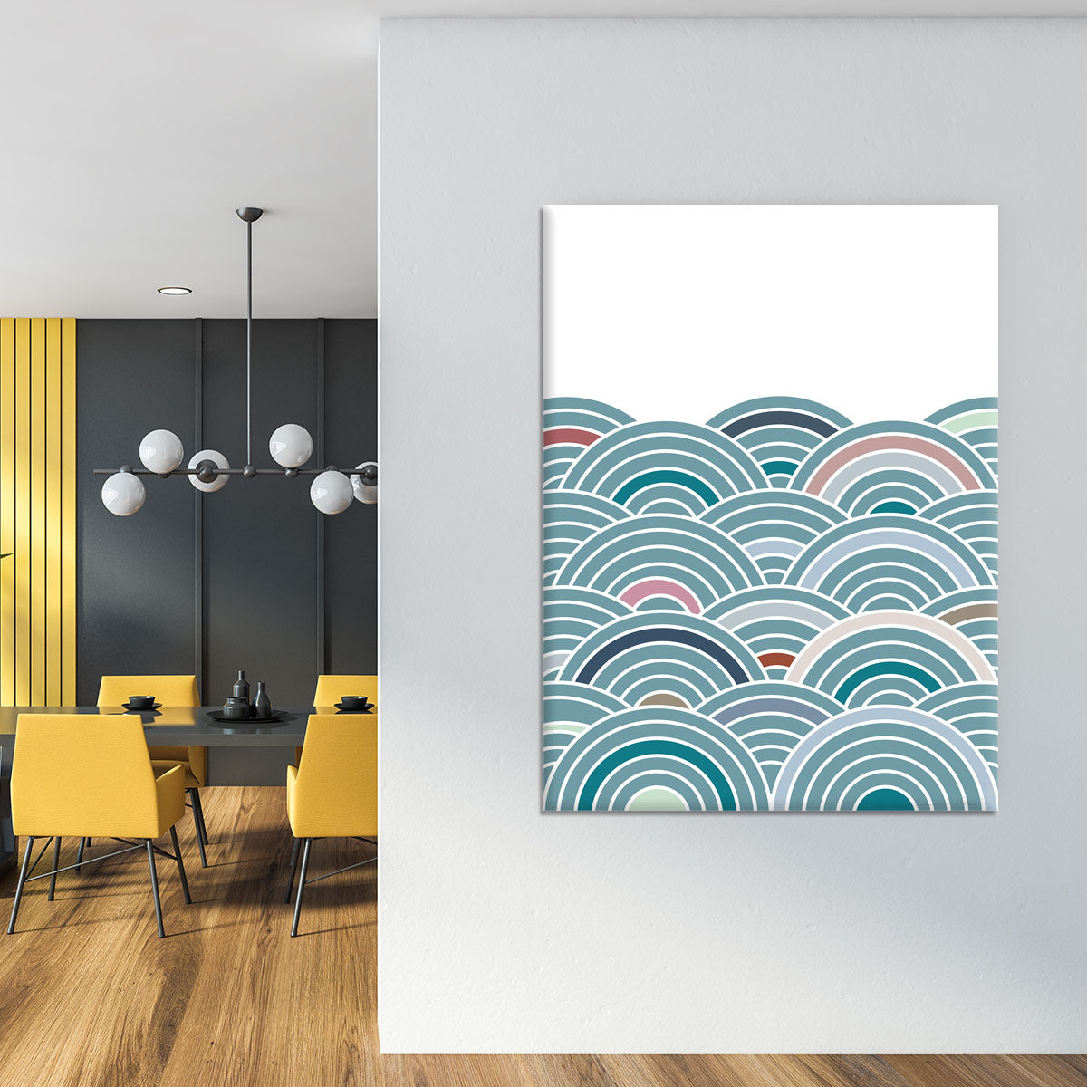 Sea of Rainbows Canvas Print or Poster - 1x - 4