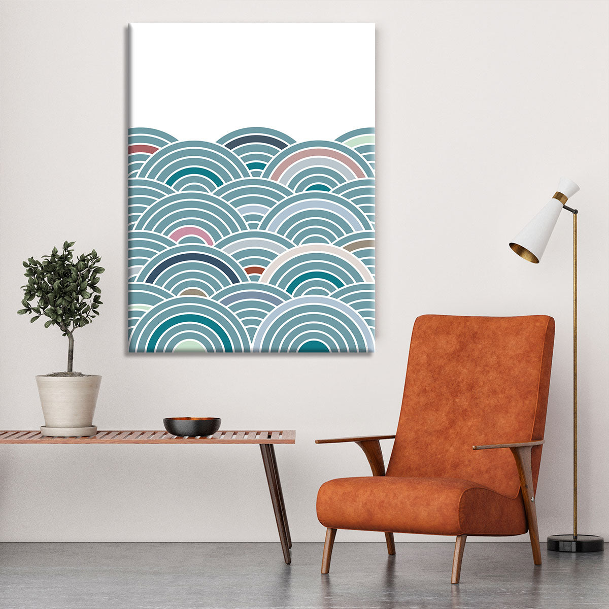 Sea of Rainbows Canvas Print or Poster - 1x - 6