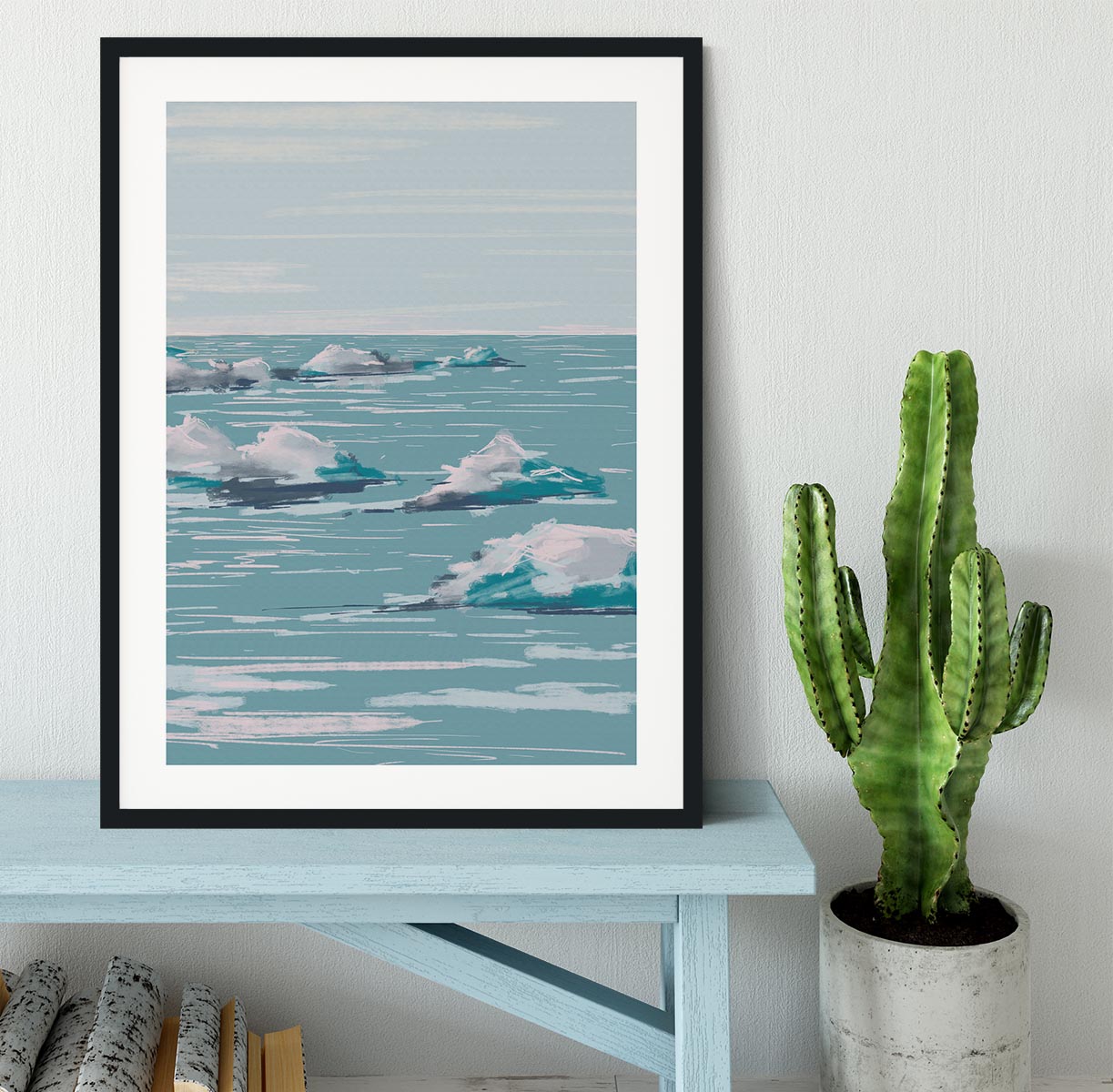 Seascape Framed Print - 1x - 1