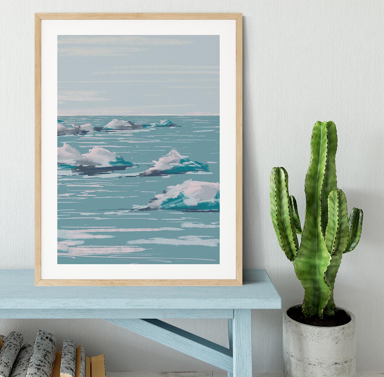 Seascape Framed Print - 1x - 3