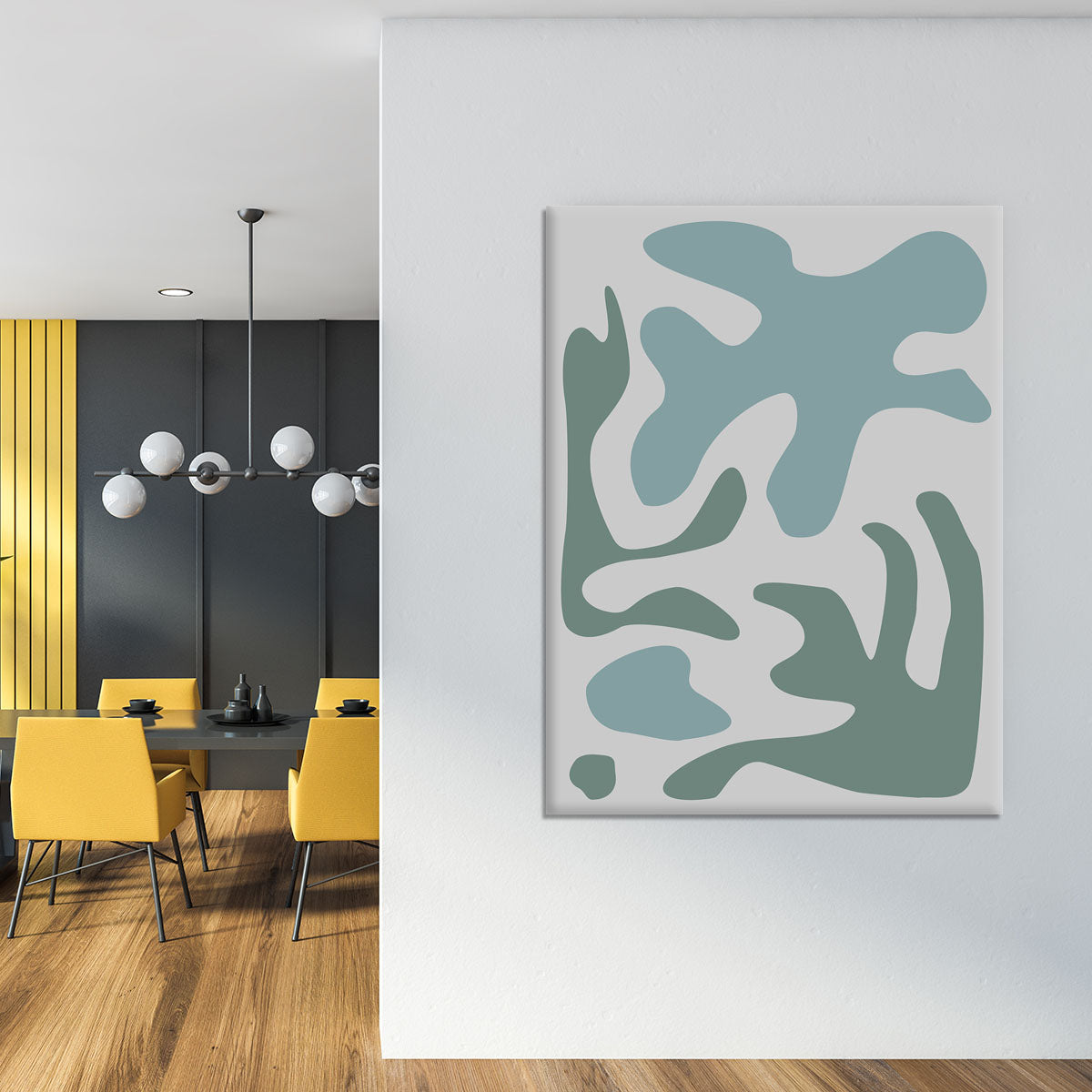 Seaweed Teal No 2 Canvas Print or Poster - 1x - 4