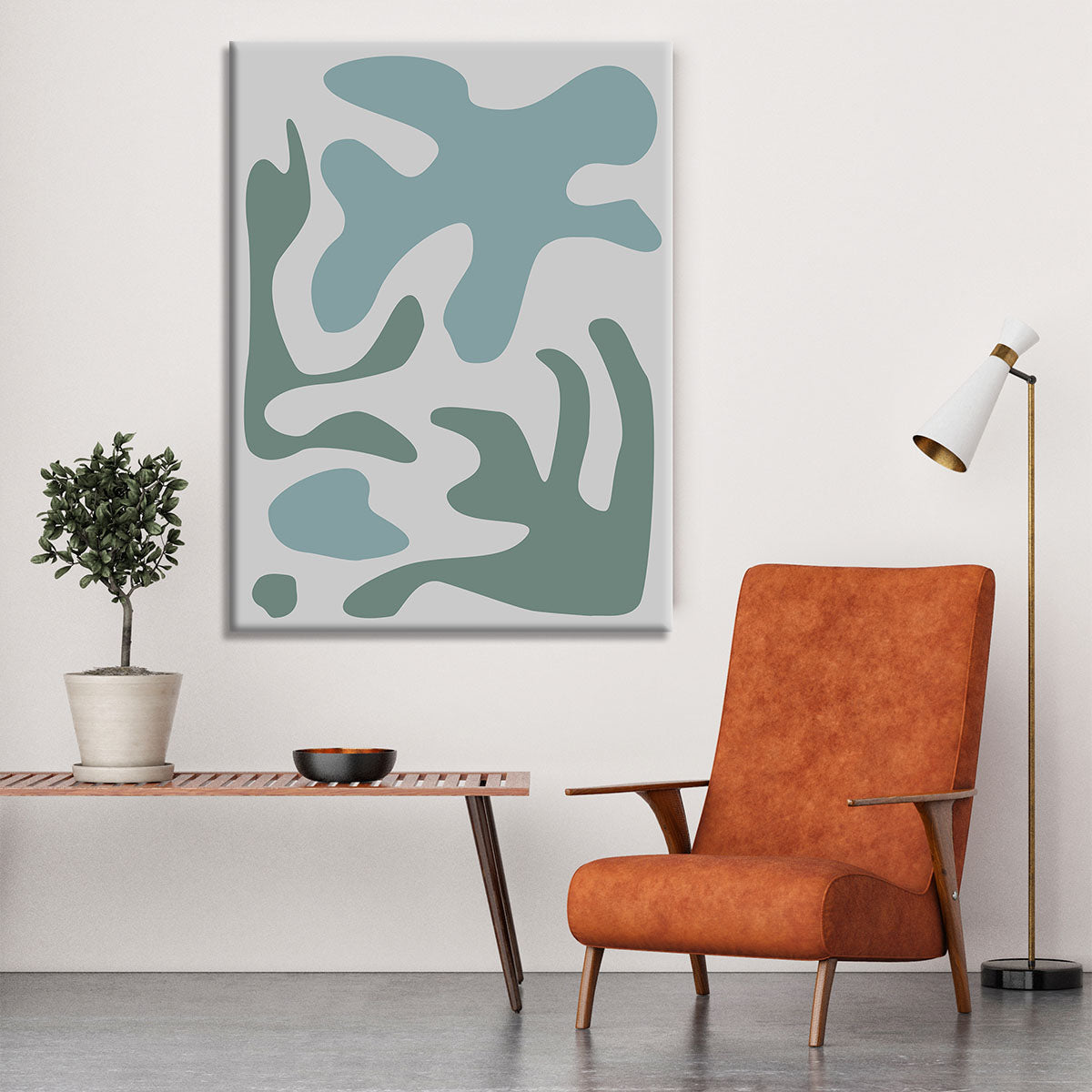 Seaweed Teal No 2 Canvas Print or Poster - 1x - 6