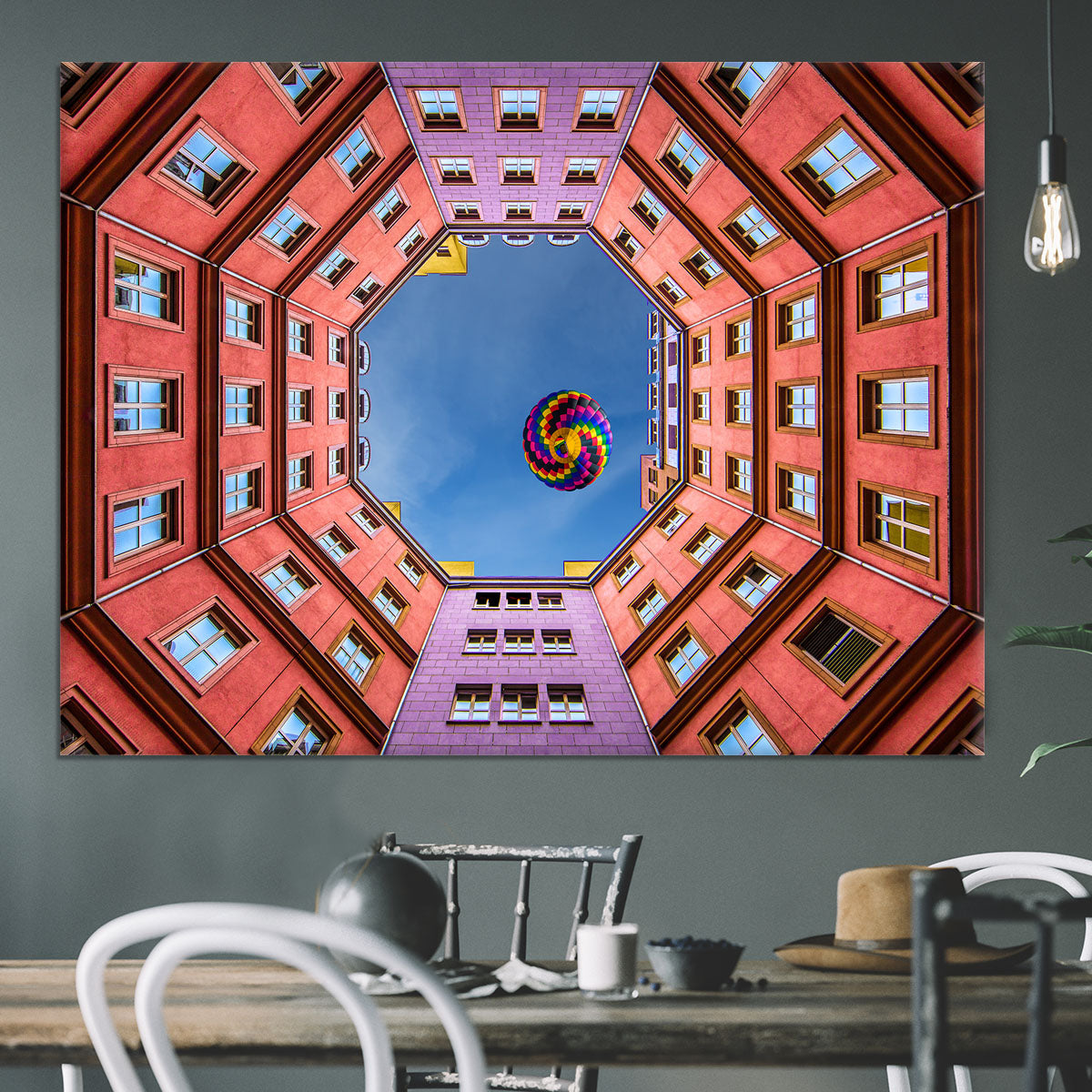 Shapes and Swirls Canvas Print or Poster - 1x - 3