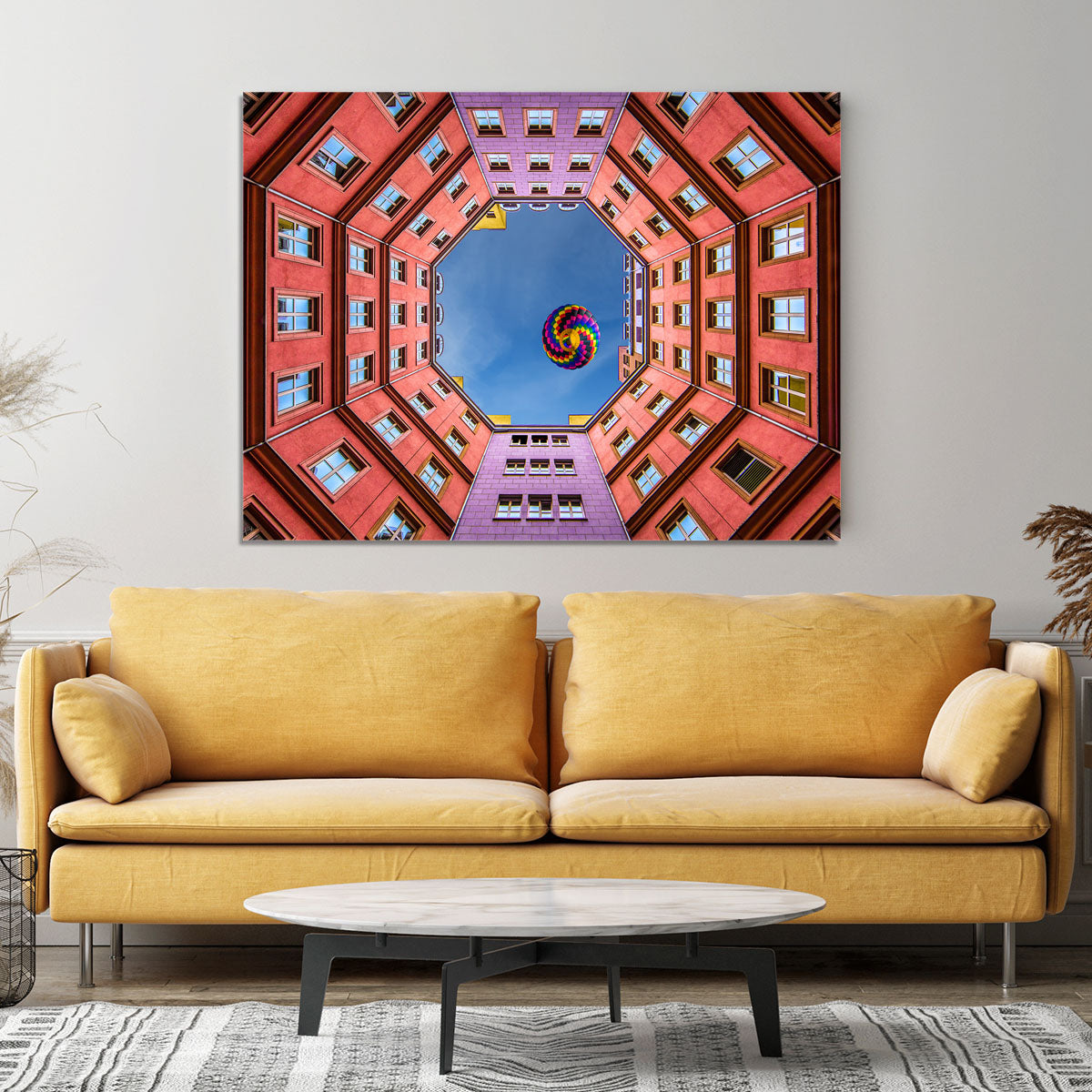 Shapes and Swirls Canvas Print or Poster - 1x - 4