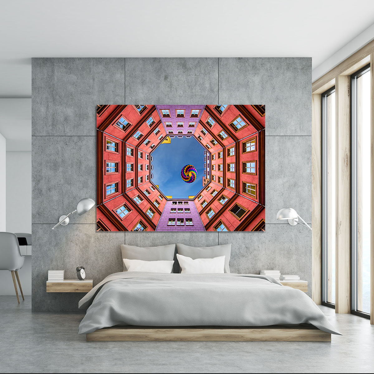 Shapes and Swirls Canvas Print or Poster - 1x - 5