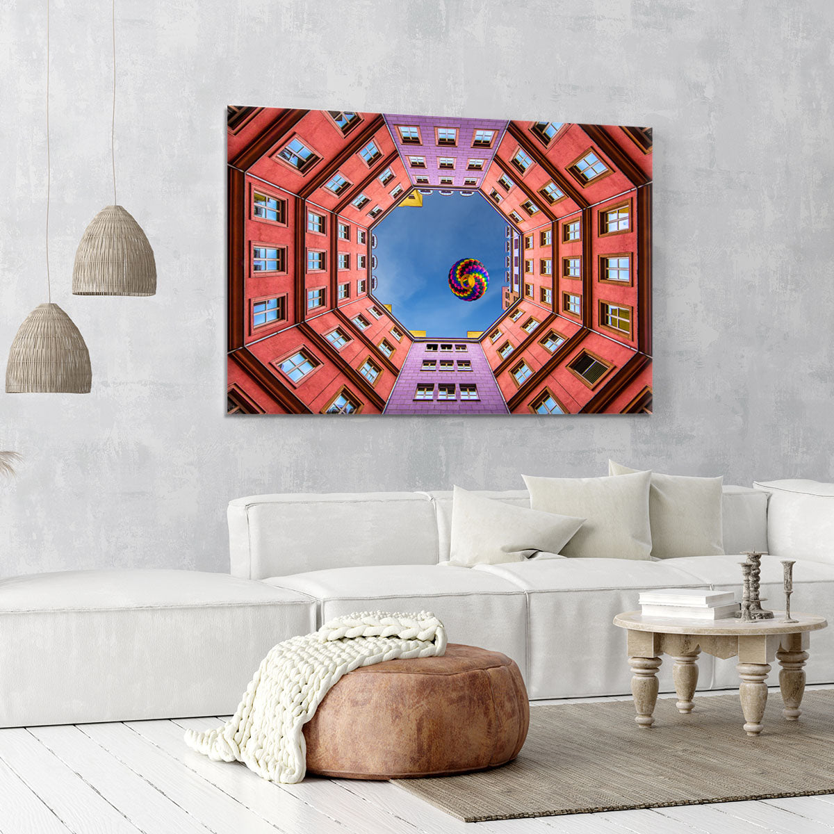 Shapes and Swirls Canvas Print or Poster - 1x - 6