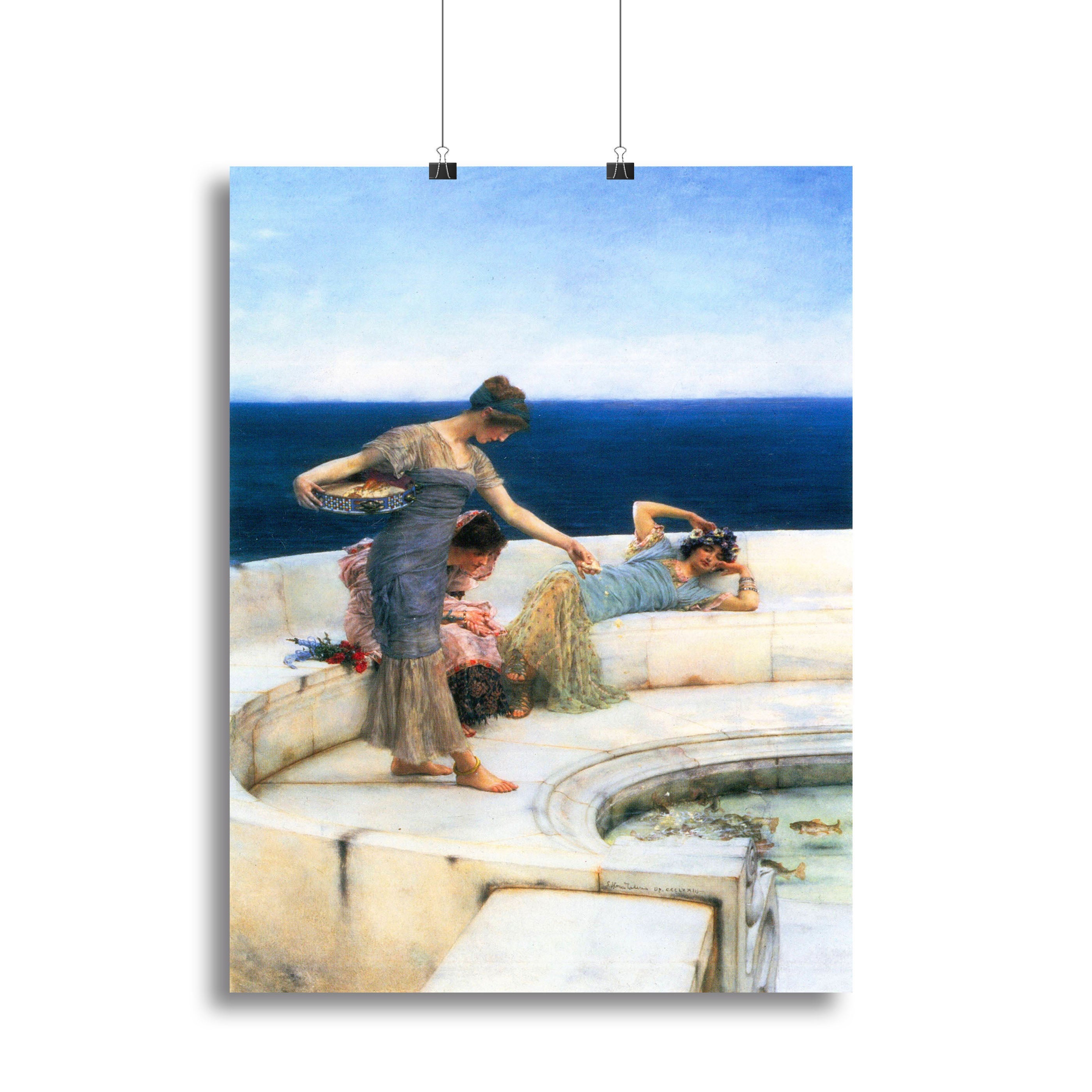 Silver Favorites by Alma Tadema Poster - Unframed