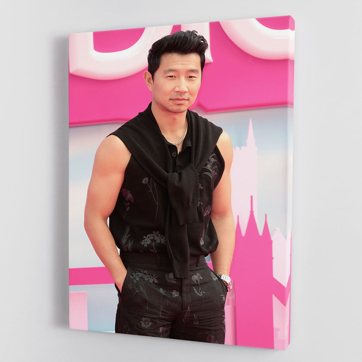 Simu Liu at the Barbie premiere Canvas Print or Poster - Canvas Art Rocks - 1