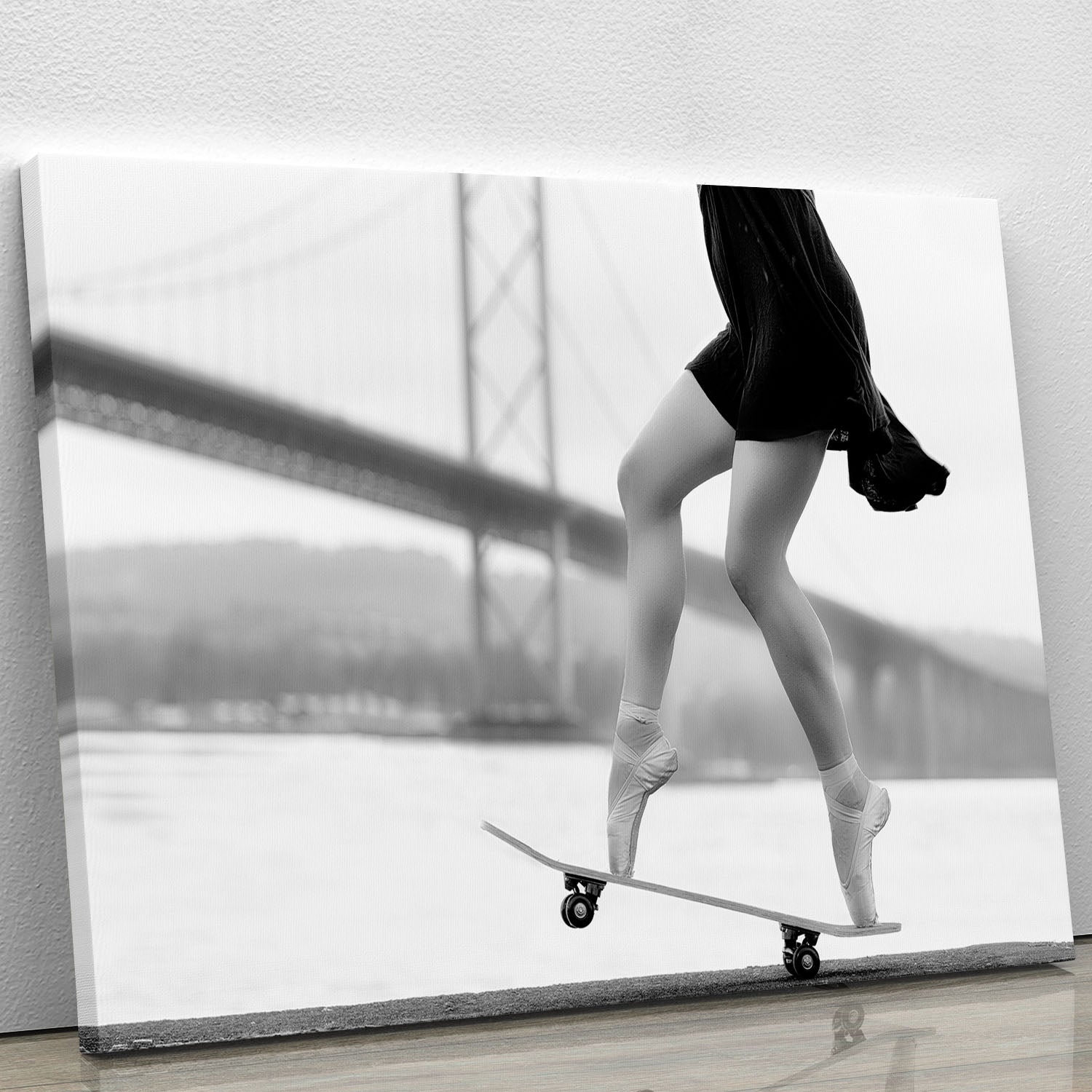 Skater Girl Canvas Print or Poster - 1x - 1