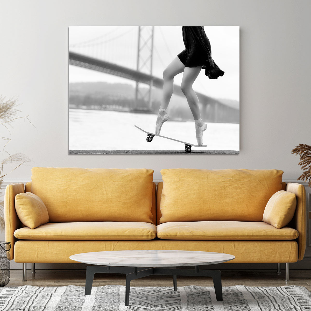 Skater Girl Canvas Print or Poster - 1x - 4