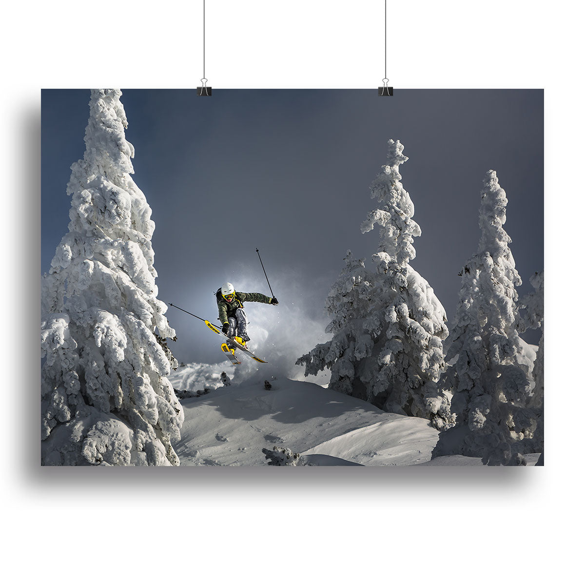 Ski is life Canvas Print or Poster - 1x - 2