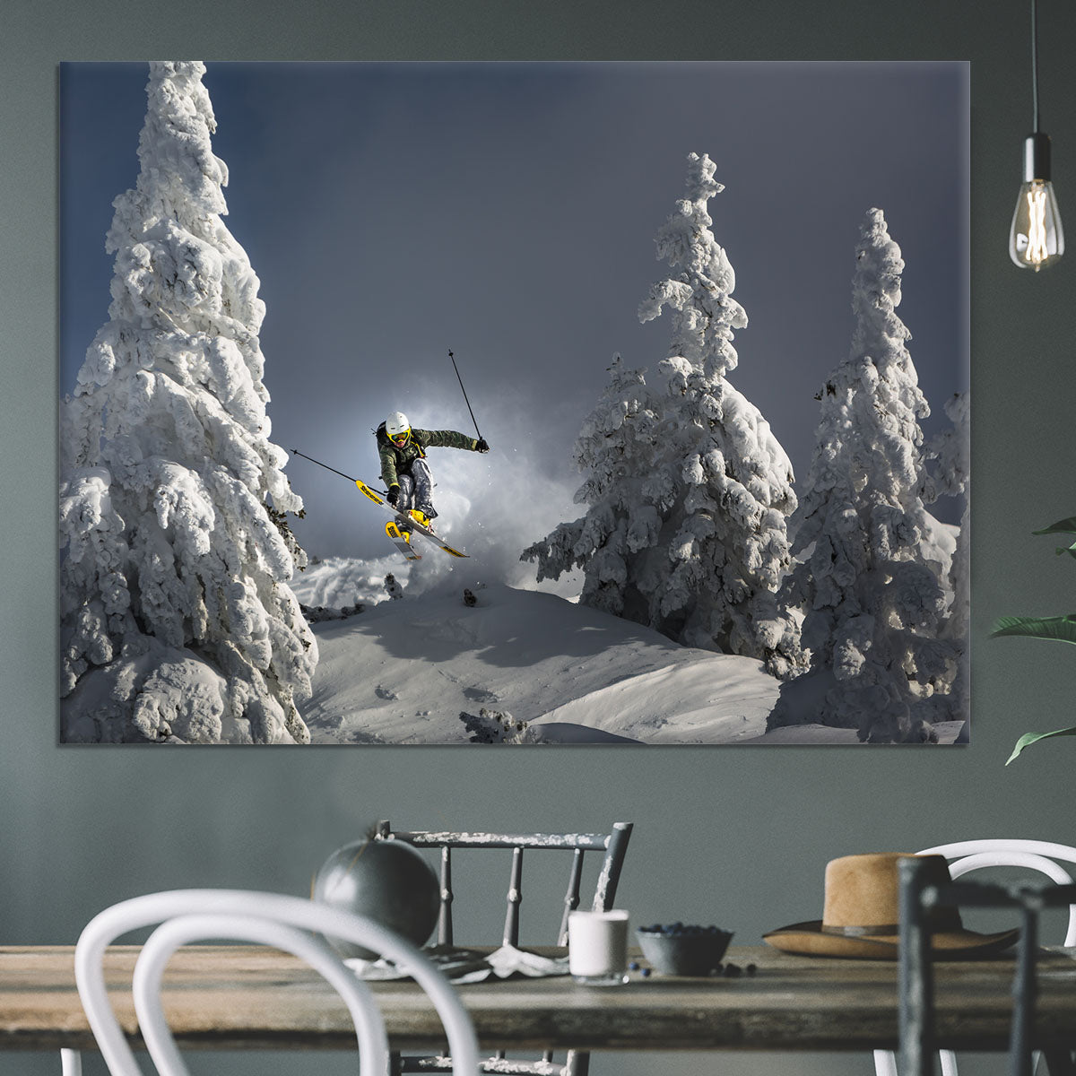 Ski is life Canvas Print or Poster - 1x - 3