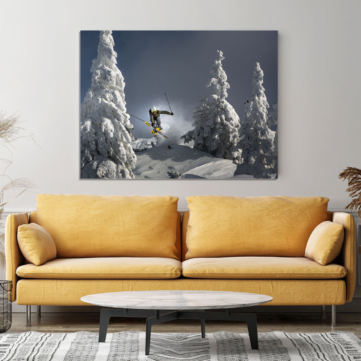Ski is life Canvas Print or Poster - 1x - 4