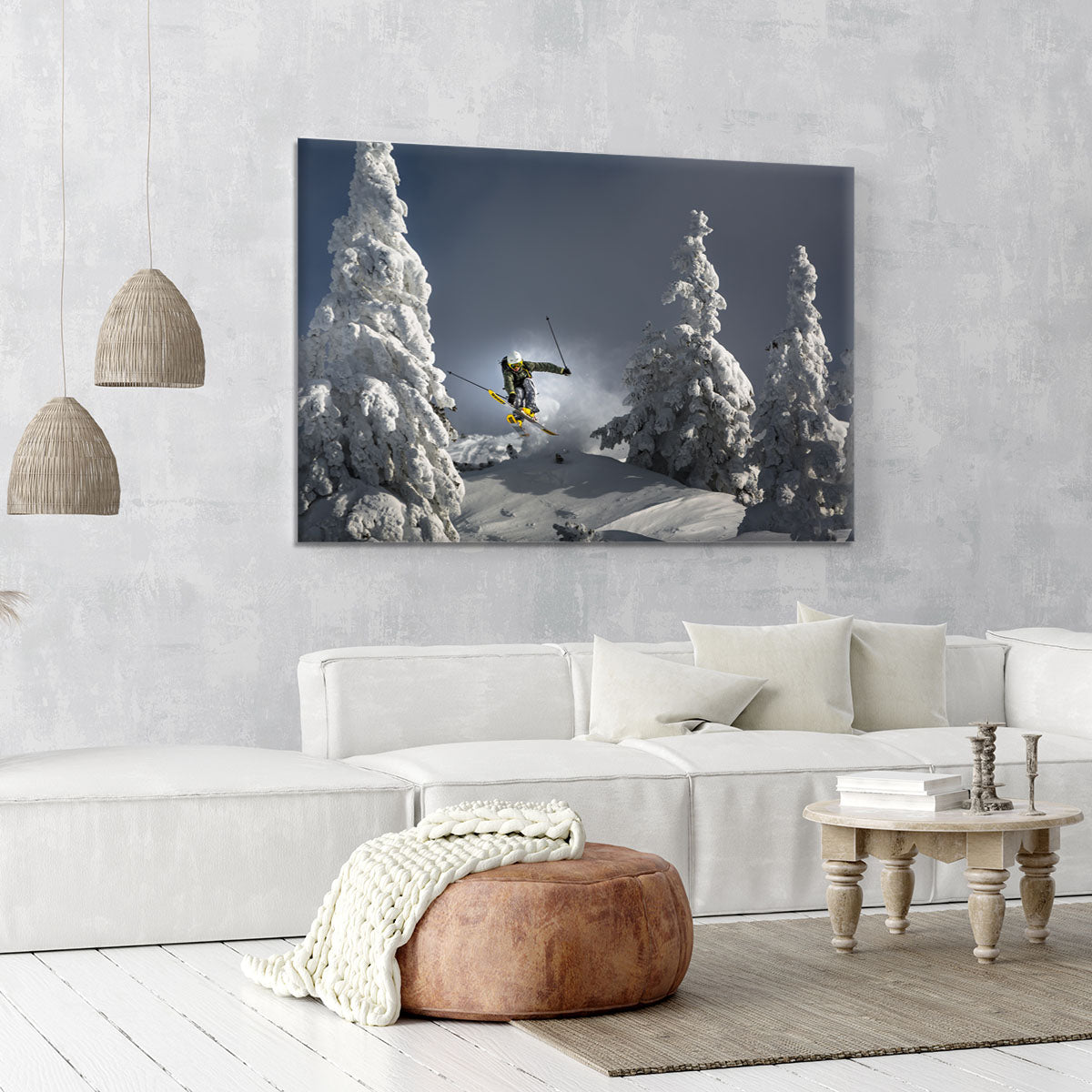 Ski is life Canvas Print or Poster - 1x - 6
