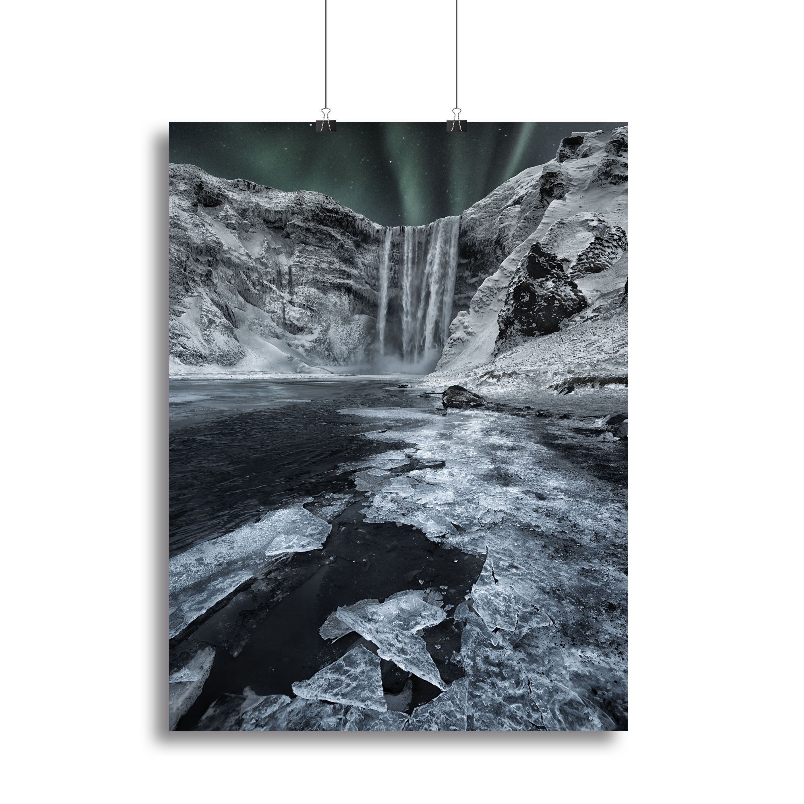 Skogafoss Falls Canvas Print or Poster - Canvas Art Rocks - 2