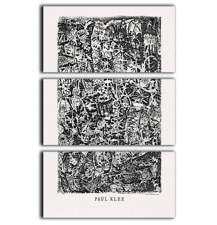 Small World 1914 3 Split Panel Canvas Print - Canvas Art Rocks - 1