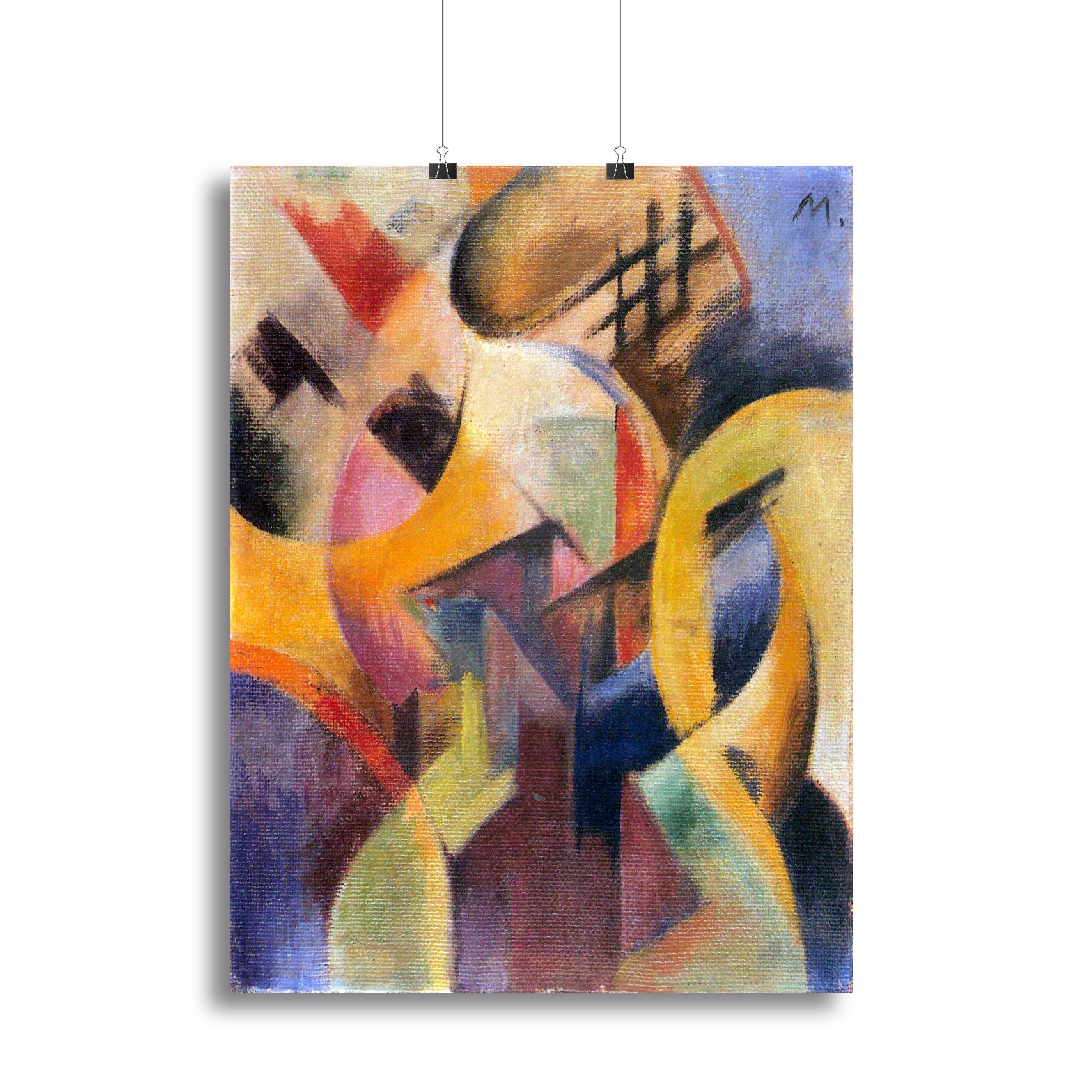 Small composition I by Franz Marc Poster - Unframed