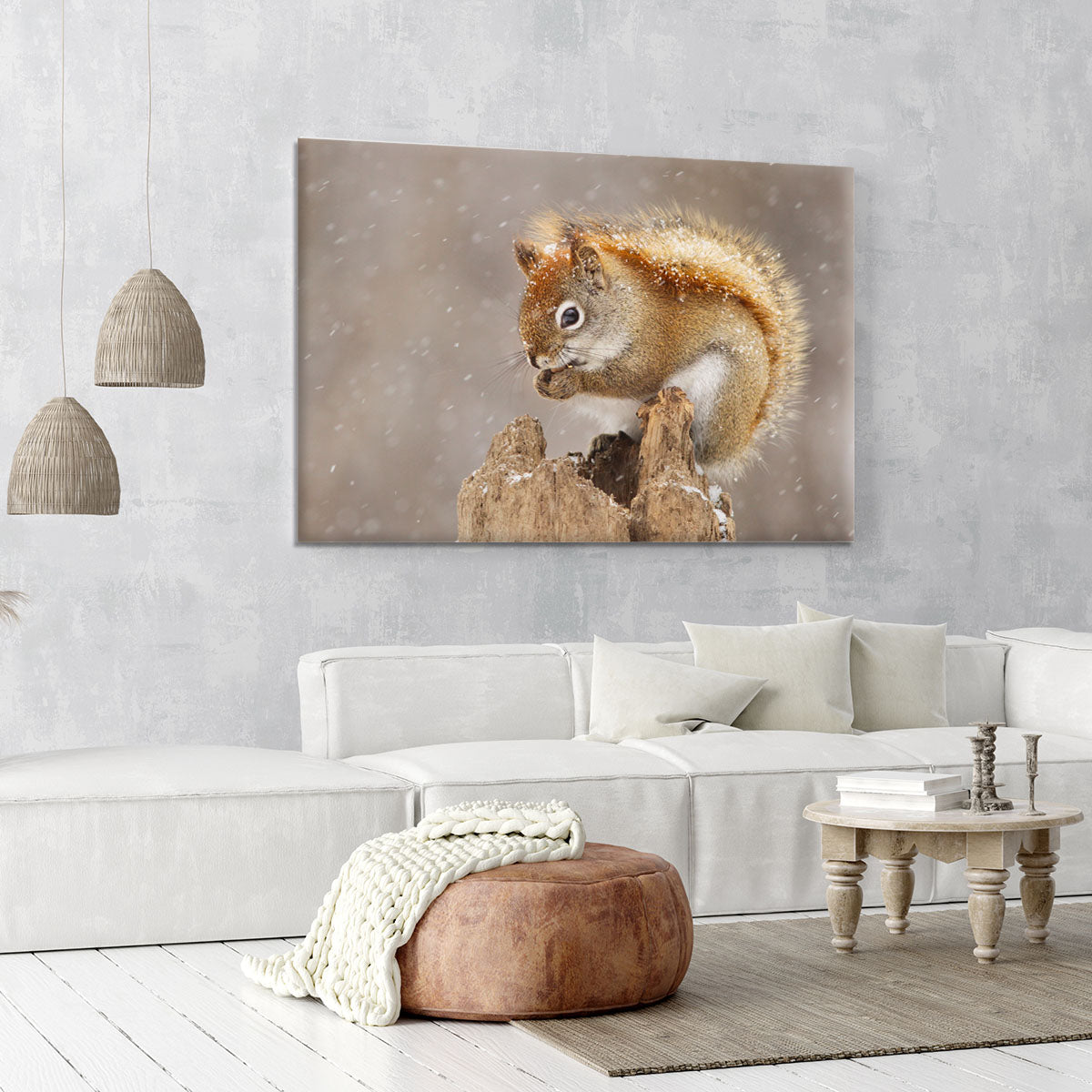 Snow Storm Canvas Print or Poster - 1x - 6