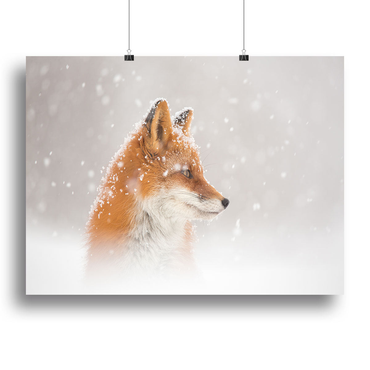 Snow is falling Canvas Print or Poster - 1x - 2