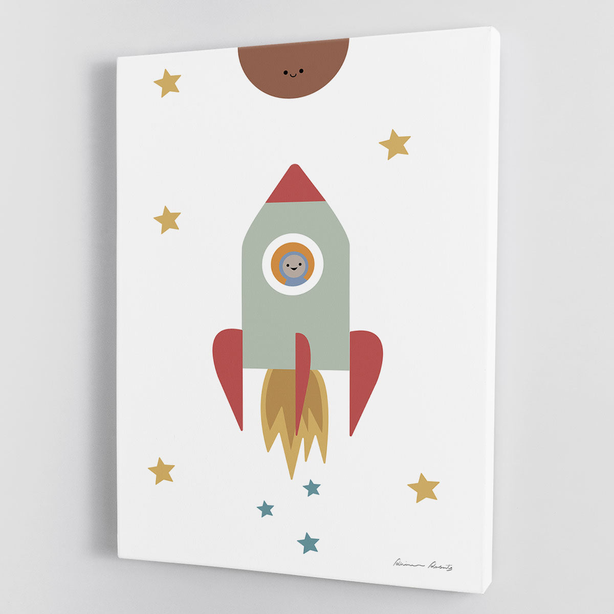Solar Rocket Canvas Print or Poster - 1x - 1