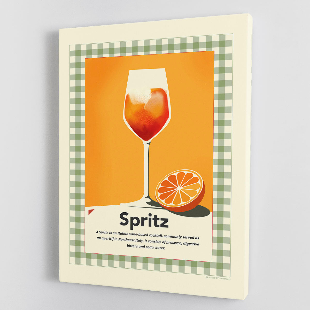 Spritz retro print Canvas Print or Poster - Canvas Art Rocks - 1