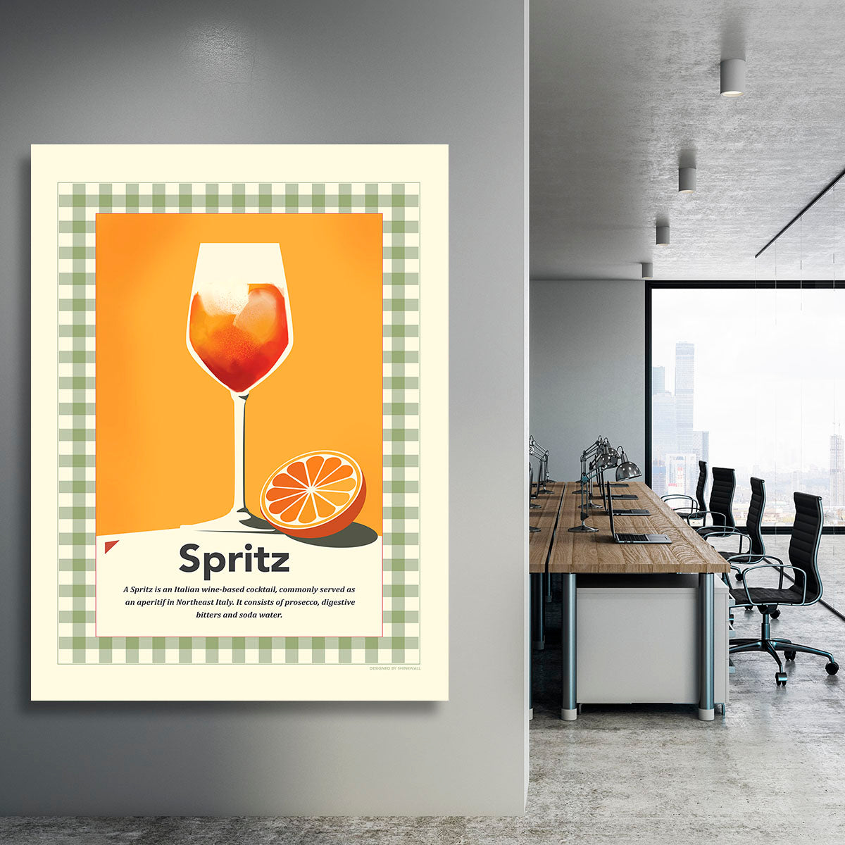 Spritz retro print Canvas Print or Poster - Canvas Art Rocks - 3