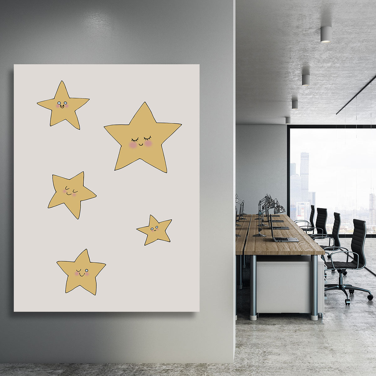 Stars Canvas Print or Poster - 1x - 3