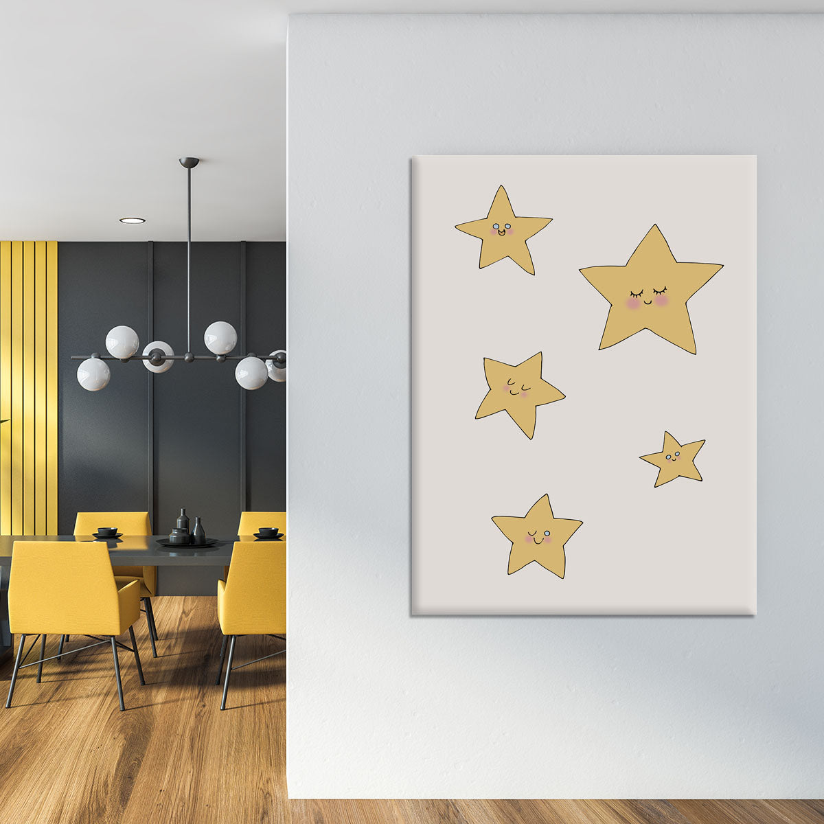Stars Canvas Print or Poster - 1x - 4