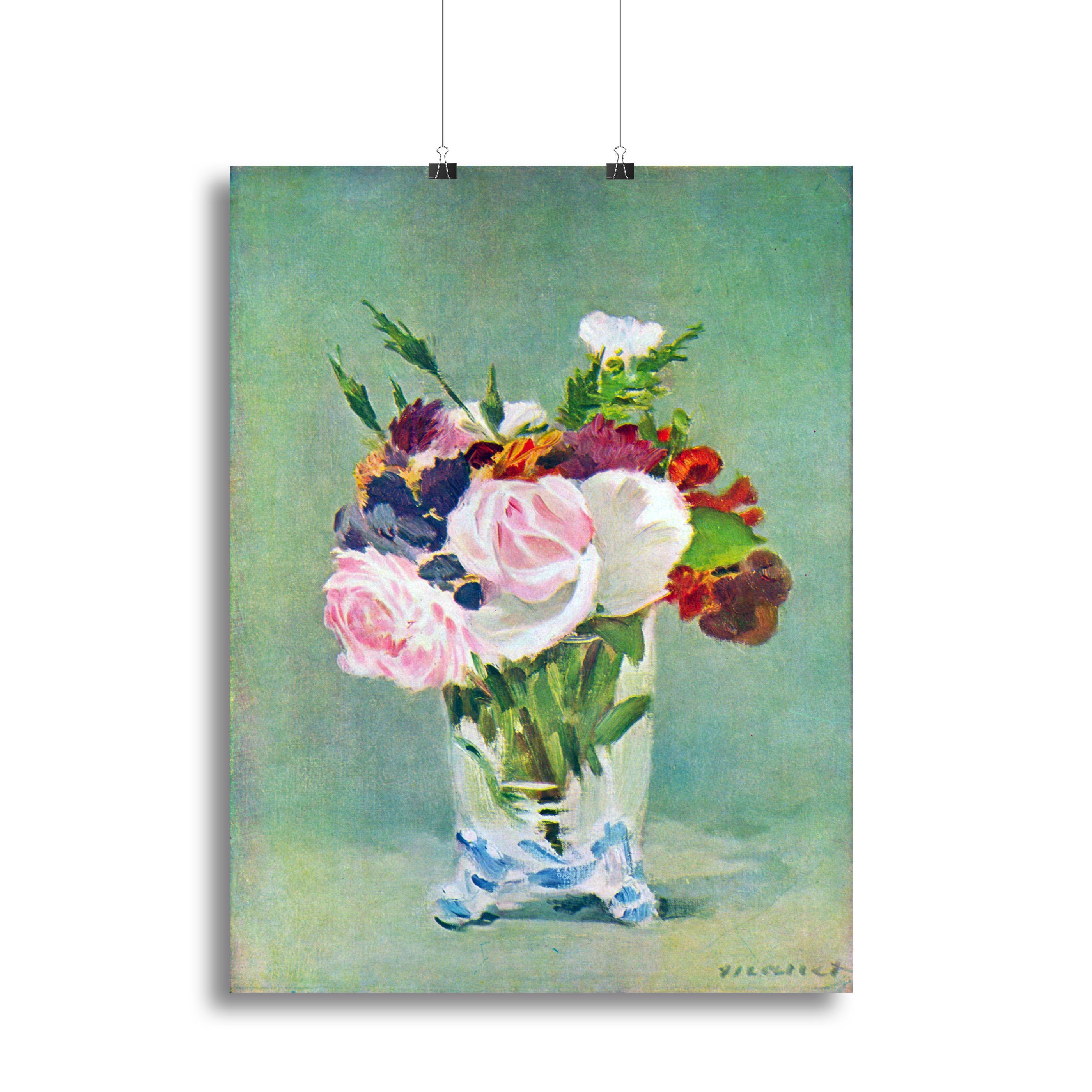 Still Life with Flowers 2 by Manet Poster - Unframed