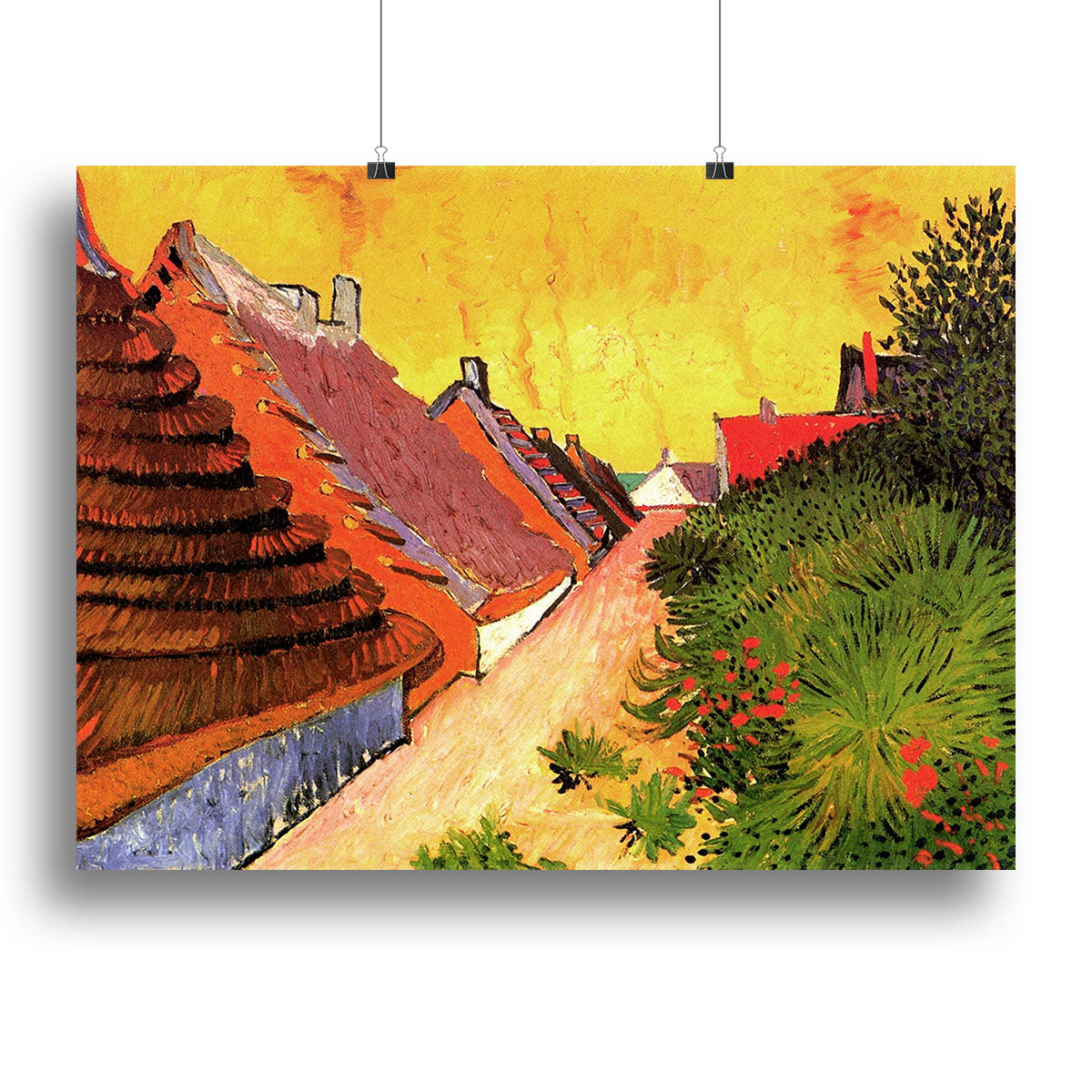 Street in Saintes-Maries by Van Gogh Poster - Unframed
