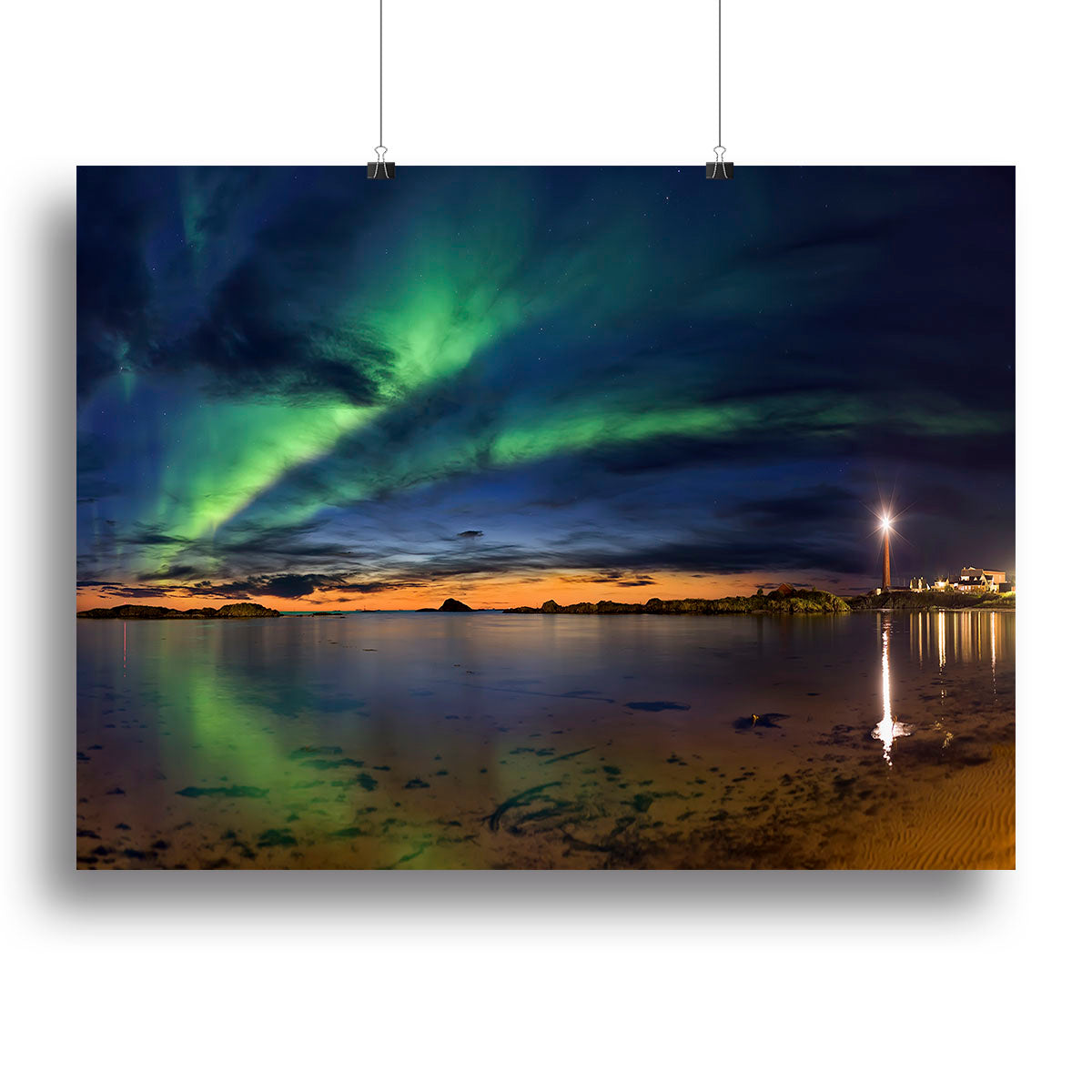 Sunset at Andenes Canvas Print or Poster - Canvas Art Rocks - 2