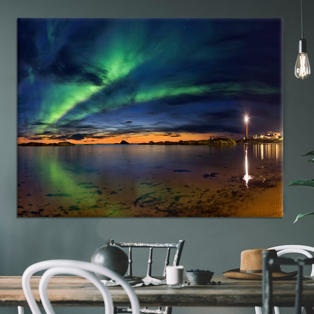 Sunset at Andenes Canvas Print or Poster - Canvas Art Rocks - 3