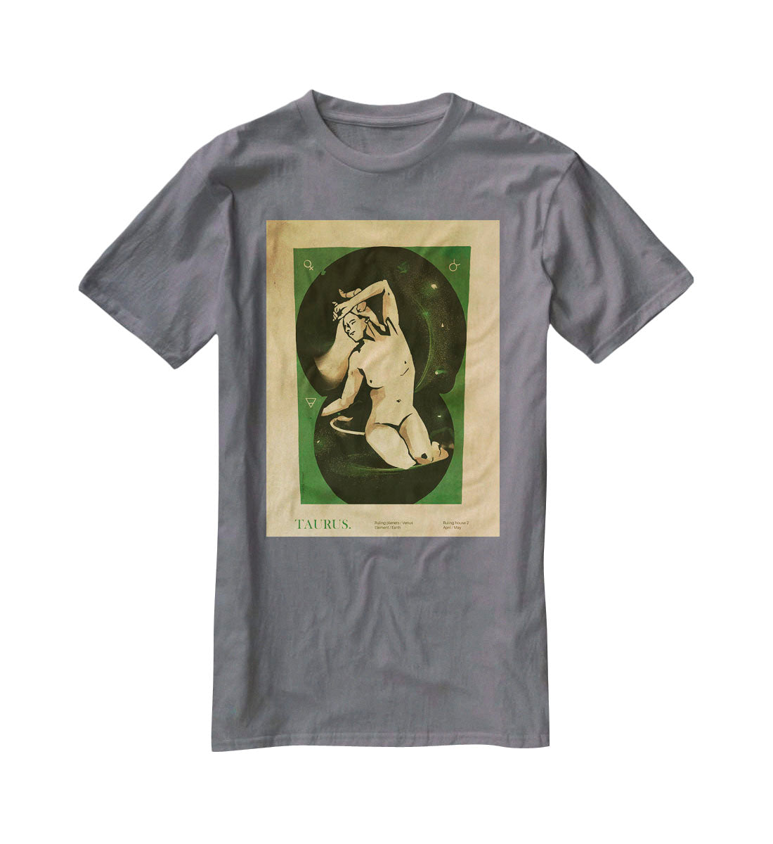 Taurus Celestial Resilience Poster T-Shirt - Canvas Art Rocks - 3