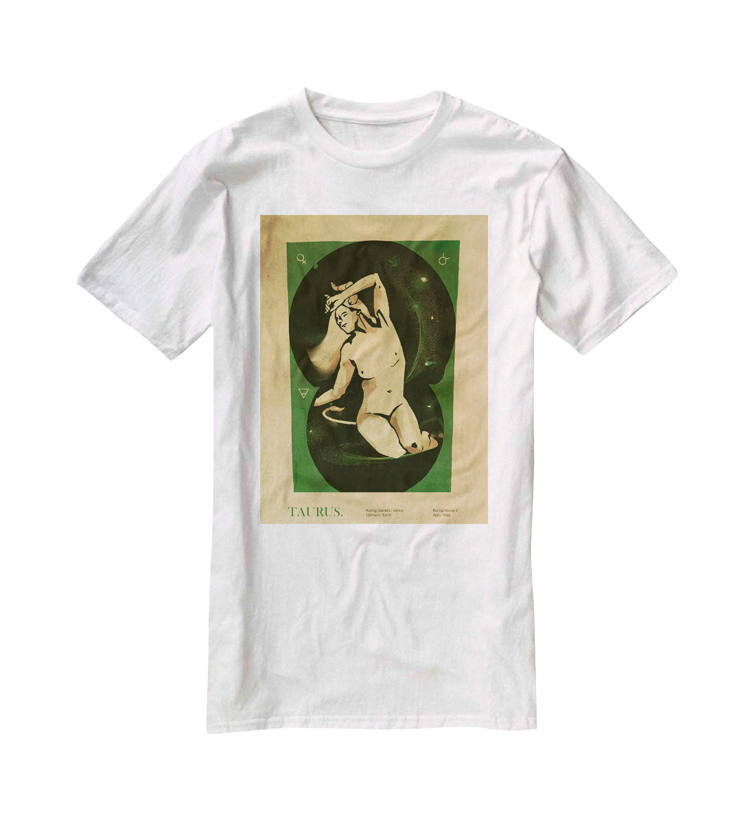 Taurus Celestial Resilience Poster T-Shirt - Canvas Art Rocks - 5