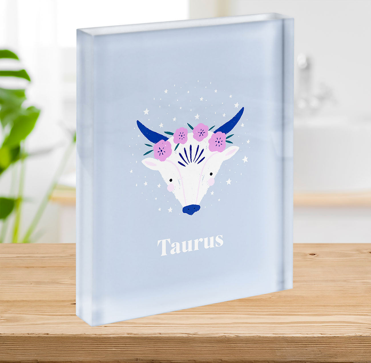 Taurus Inspiration Poster Acrylic Block - Canvas Art Rocks - 2