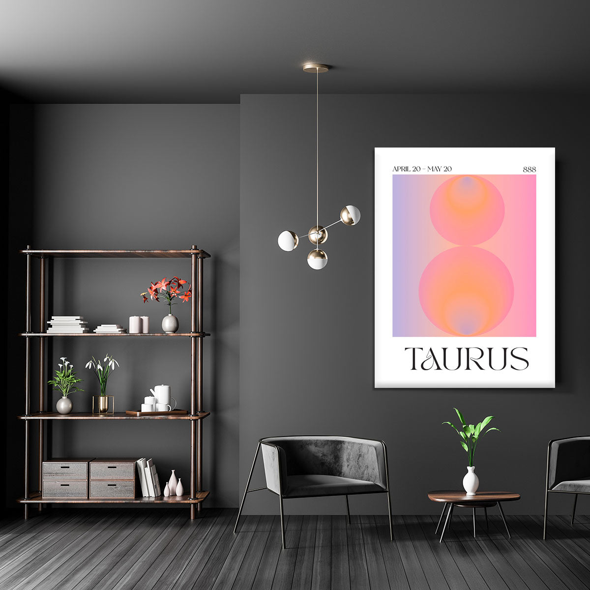 Taurus Zodiac Resilience Poster Canvas Print or Poster - Canvas Art Rocks - 5