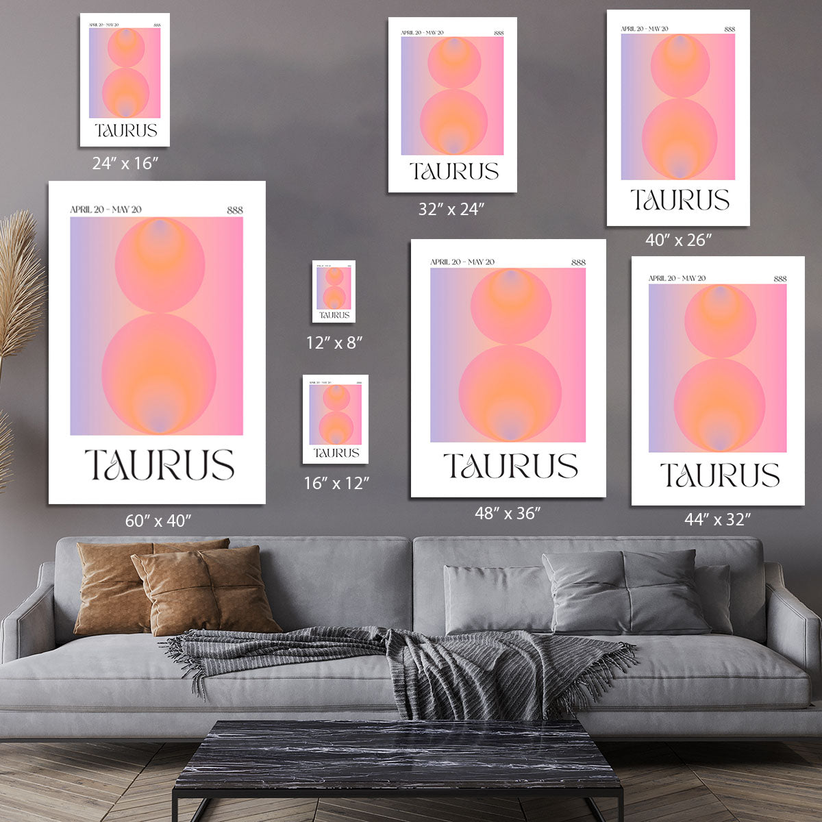 Taurus Zodiac Resilience Poster Canvas Print or Poster - Canvas Art Rocks - 7