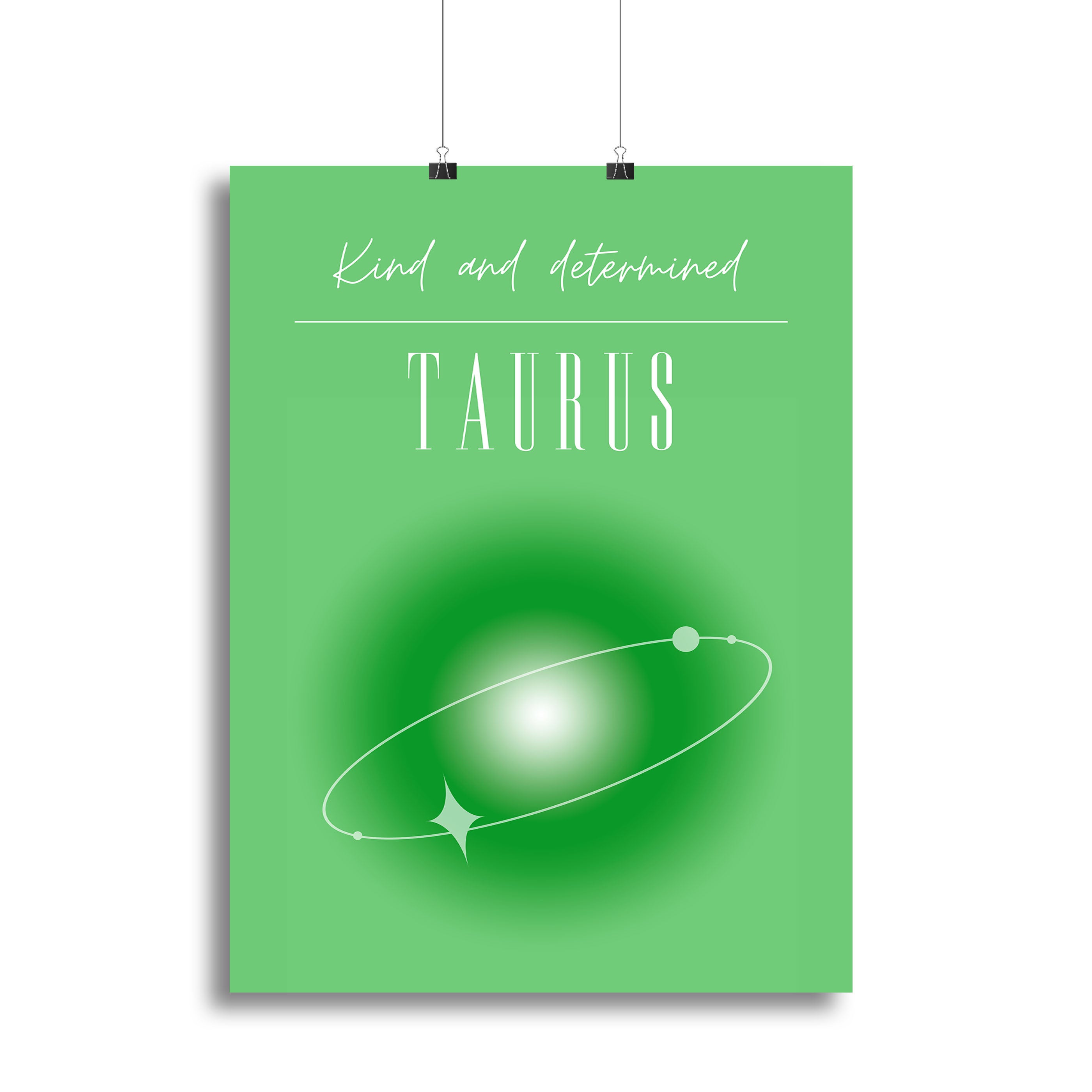 Taurus Zodiac Strength Poster Canvas Print or Poster - Canvas Art Rocks - 2