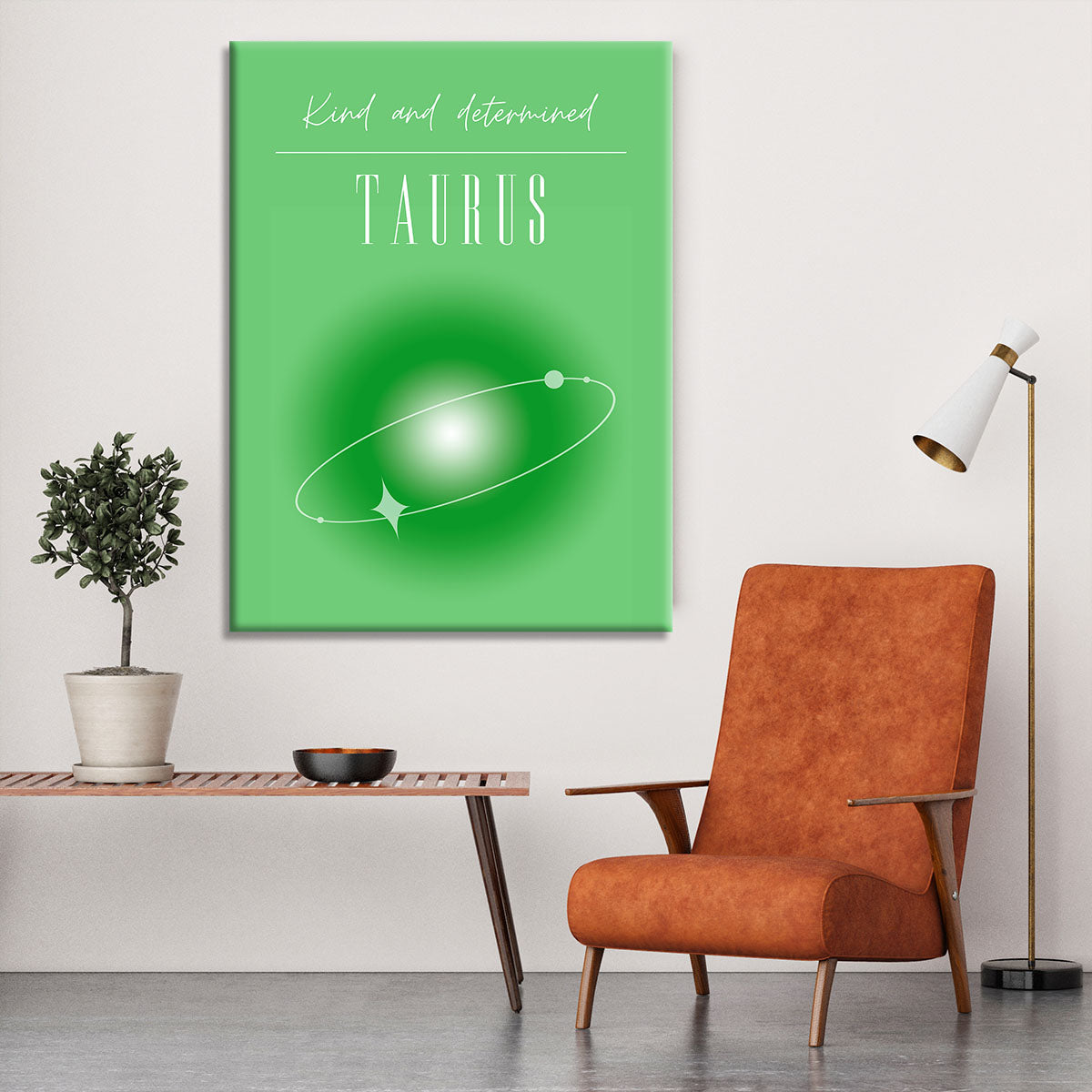 Taurus Zodiac Strength Poster Canvas Print or Poster - Canvas Art Rocks - 6