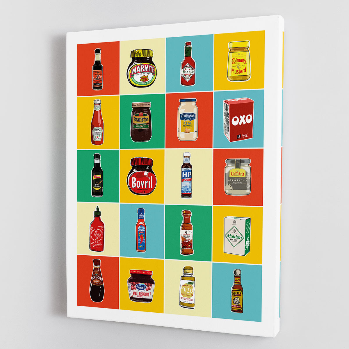 Taxonomy of Condiments Canvas Print or Poster - Canvas Art Rocks - 1