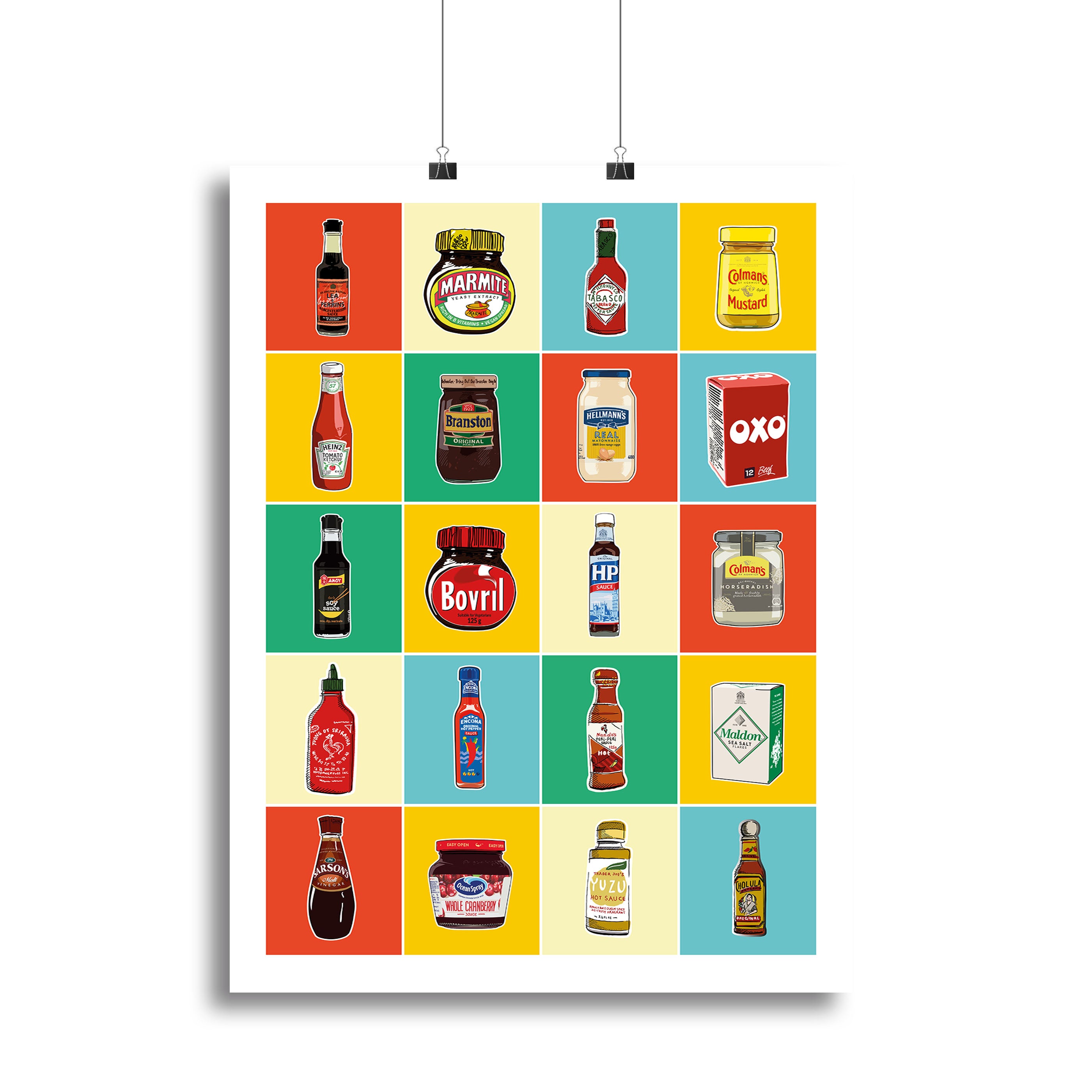 Taxonomy of Condiments Canvas Print or Poster - Canvas Art Rocks - 2