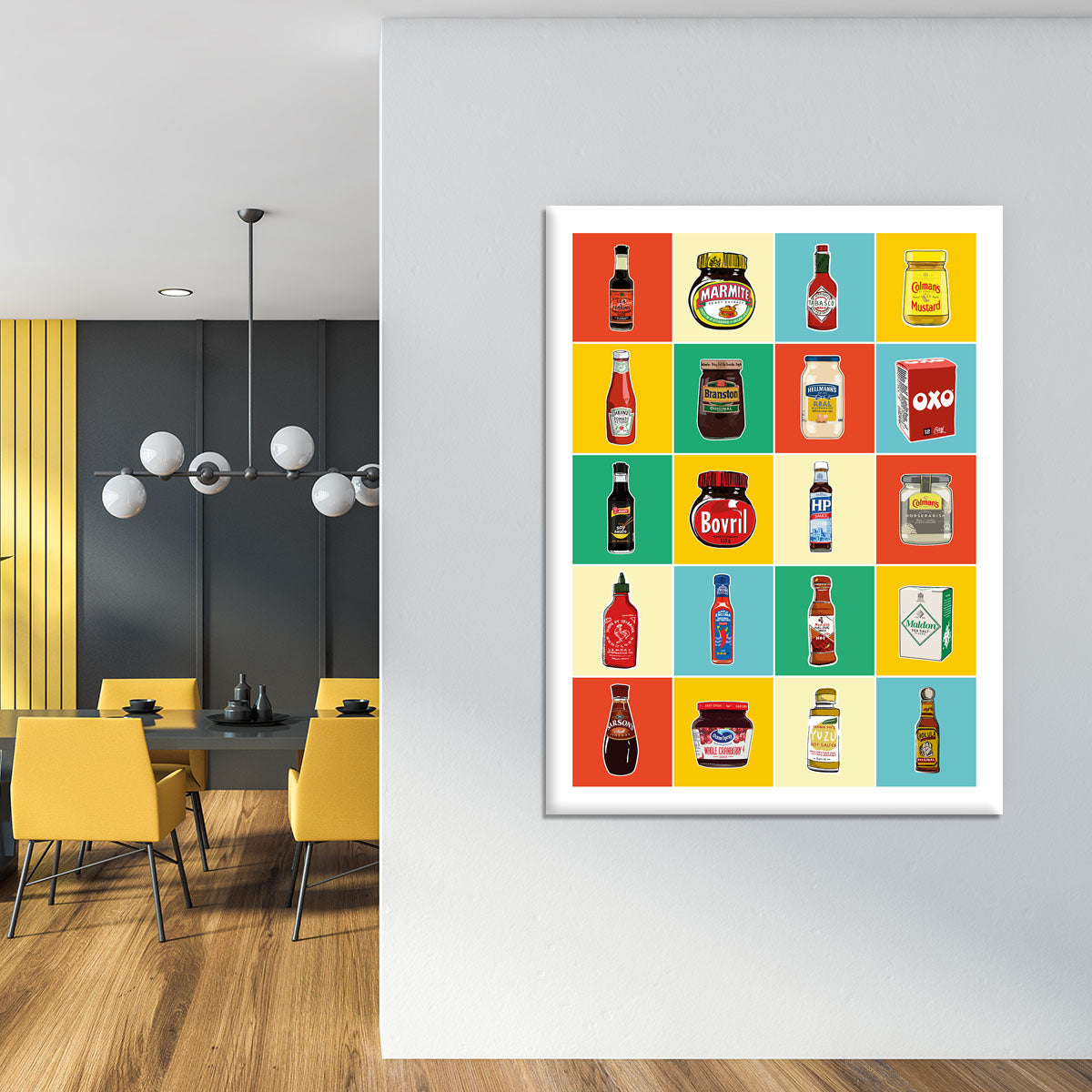 Taxonomy of Condiments Canvas Print or Poster - Canvas Art Rocks - 4