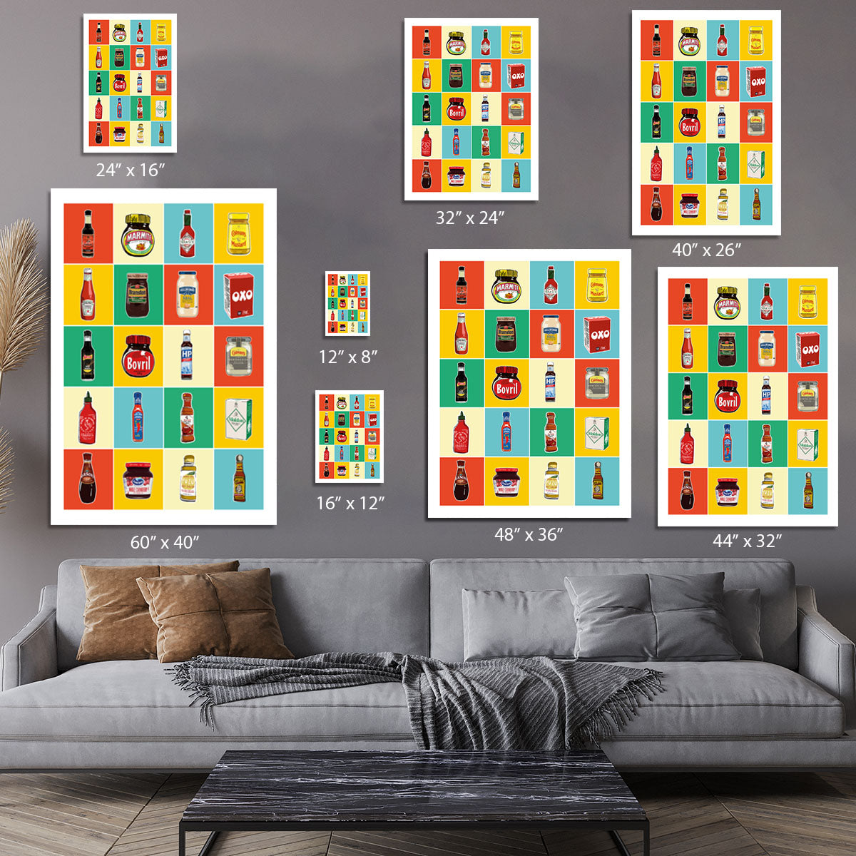 Taxonomy of Condiments Canvas Print or Poster - Canvas Art Rocks - 7